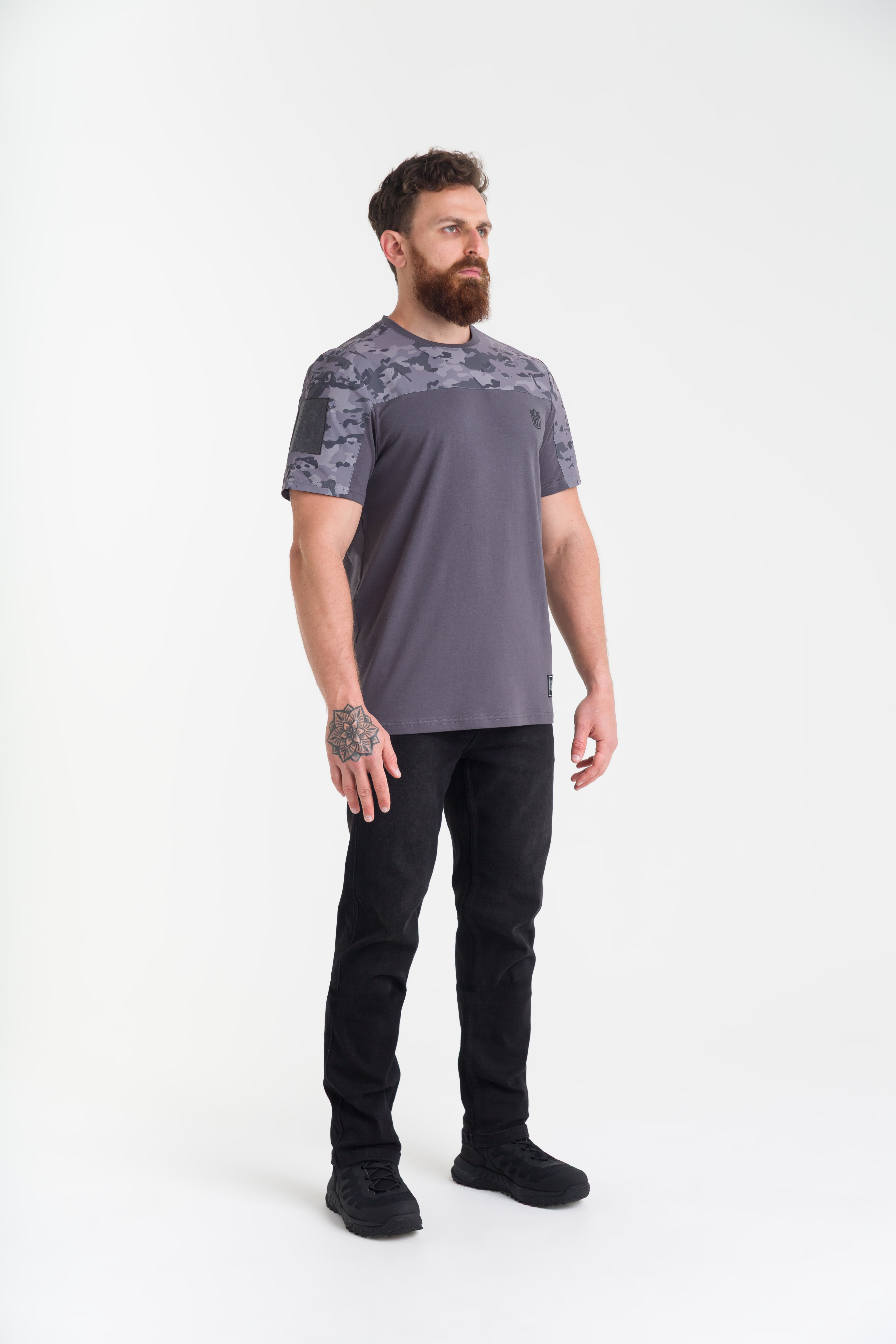 Camiseta Infantry NFL - Cinza