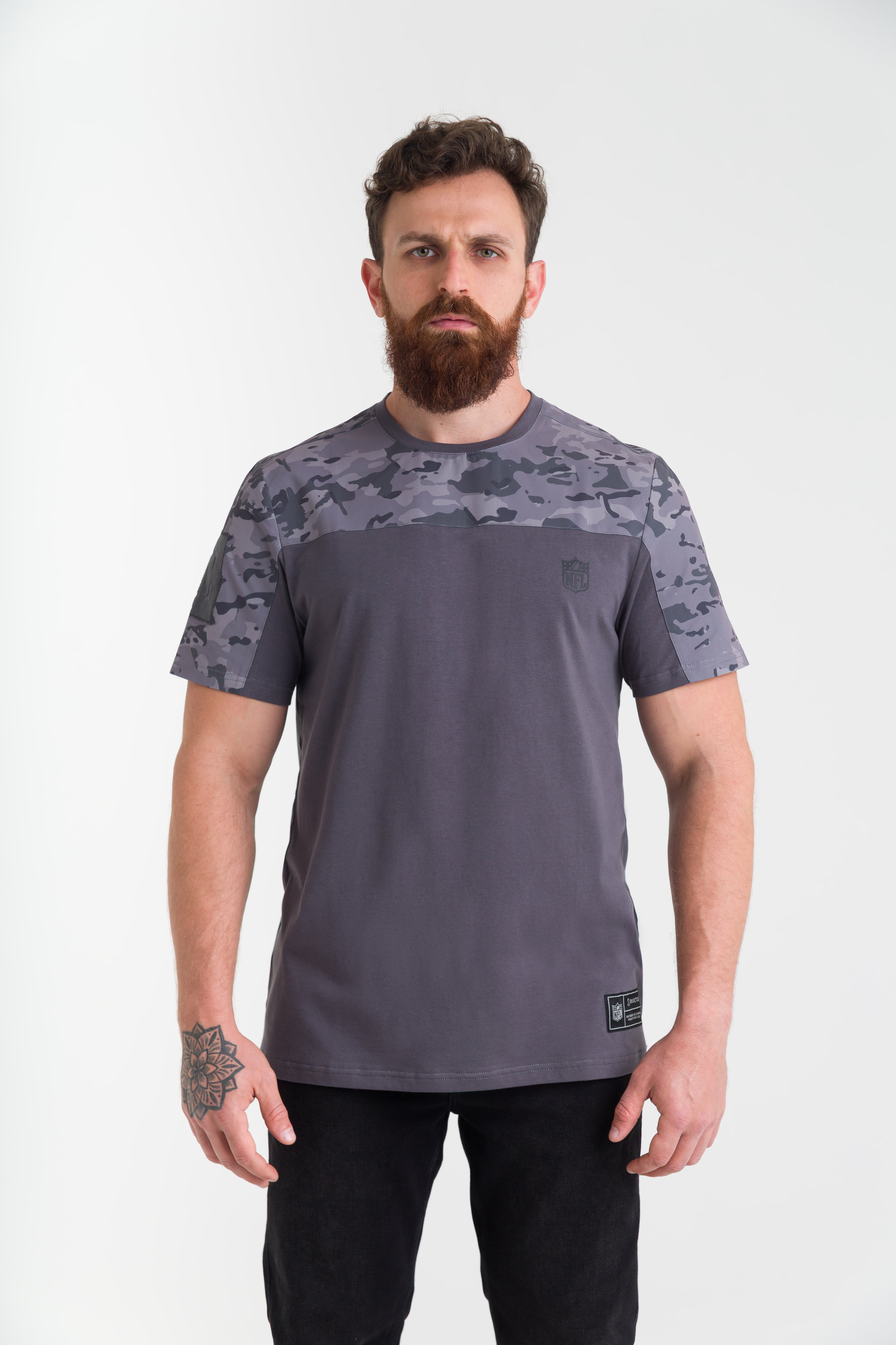 Camiseta Infantry NFL - Cinza