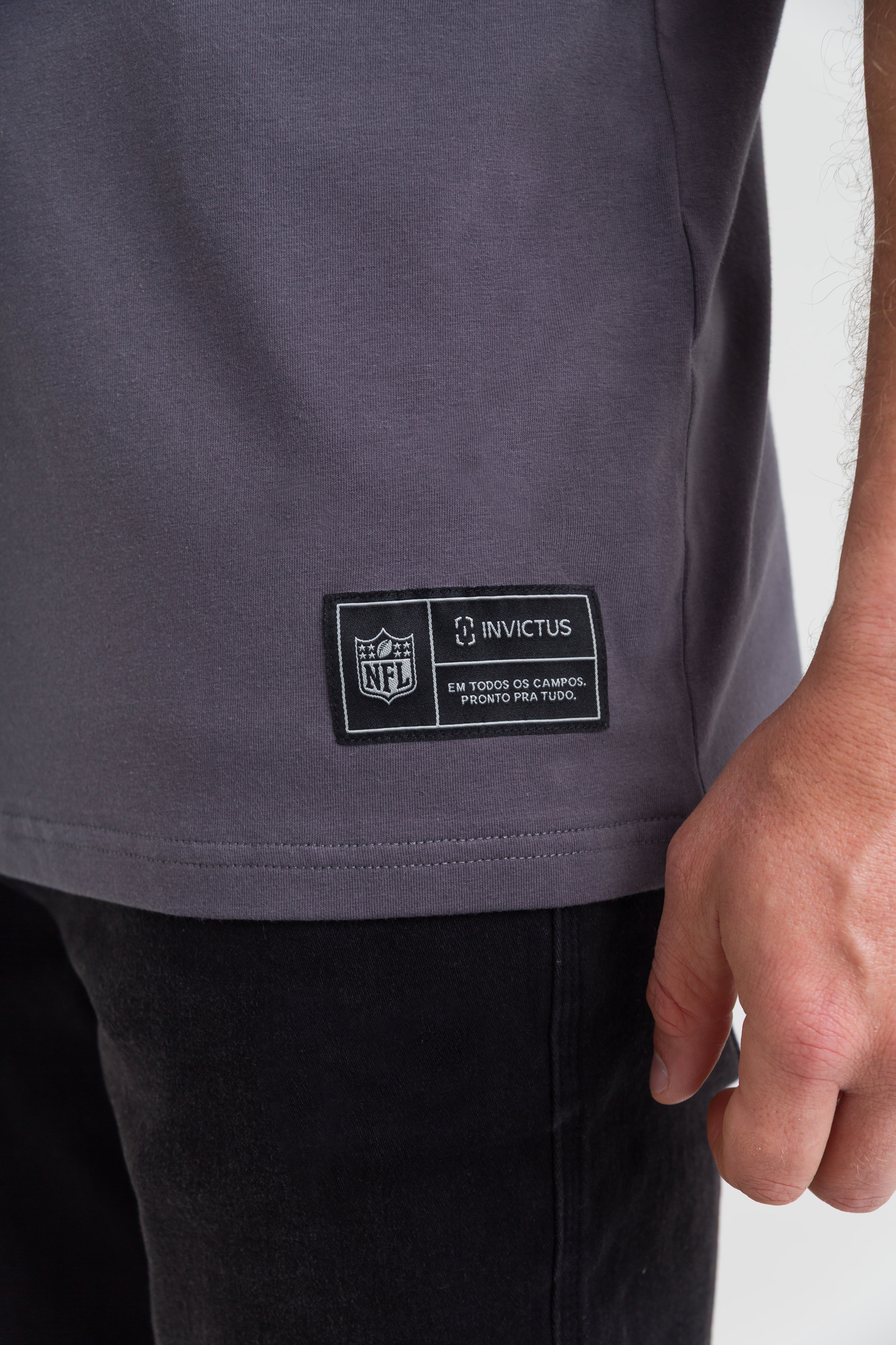 Camiseta Infantry NFL - Cinza