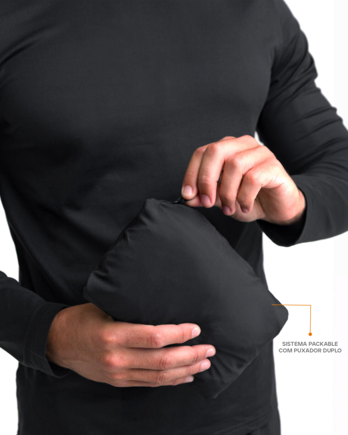 Jaqueta Corta - Vento Vortex - Preta