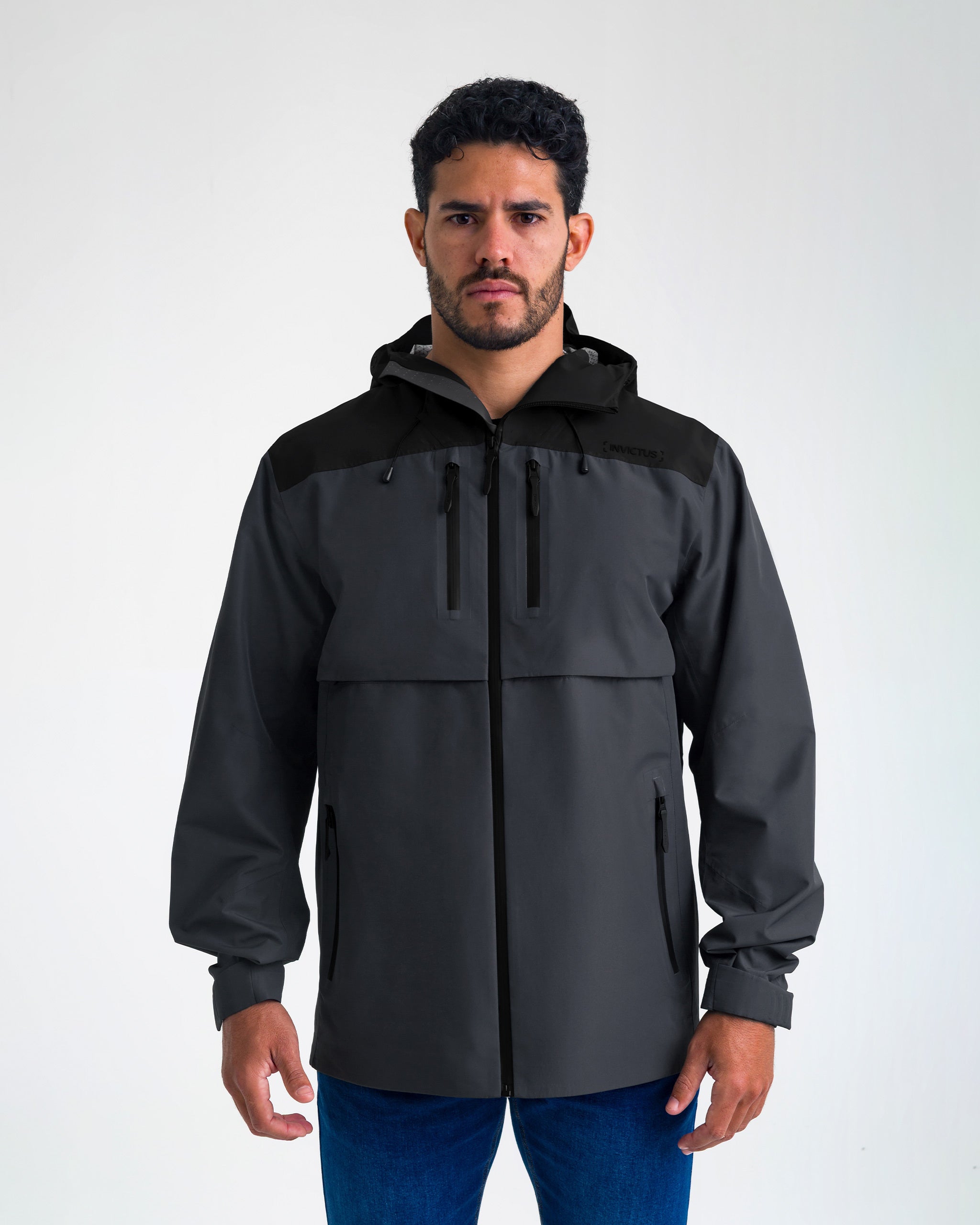 ジャケット・アウター Archive Dark Node Tactical Hooded Bomber Jaqueta Overland INVICTUS INVIGRAPH Grafeno