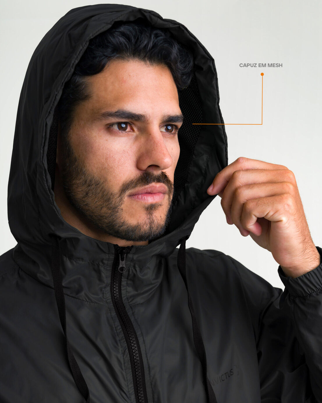 Jaqueta Corta - Vento Aerum - Preta