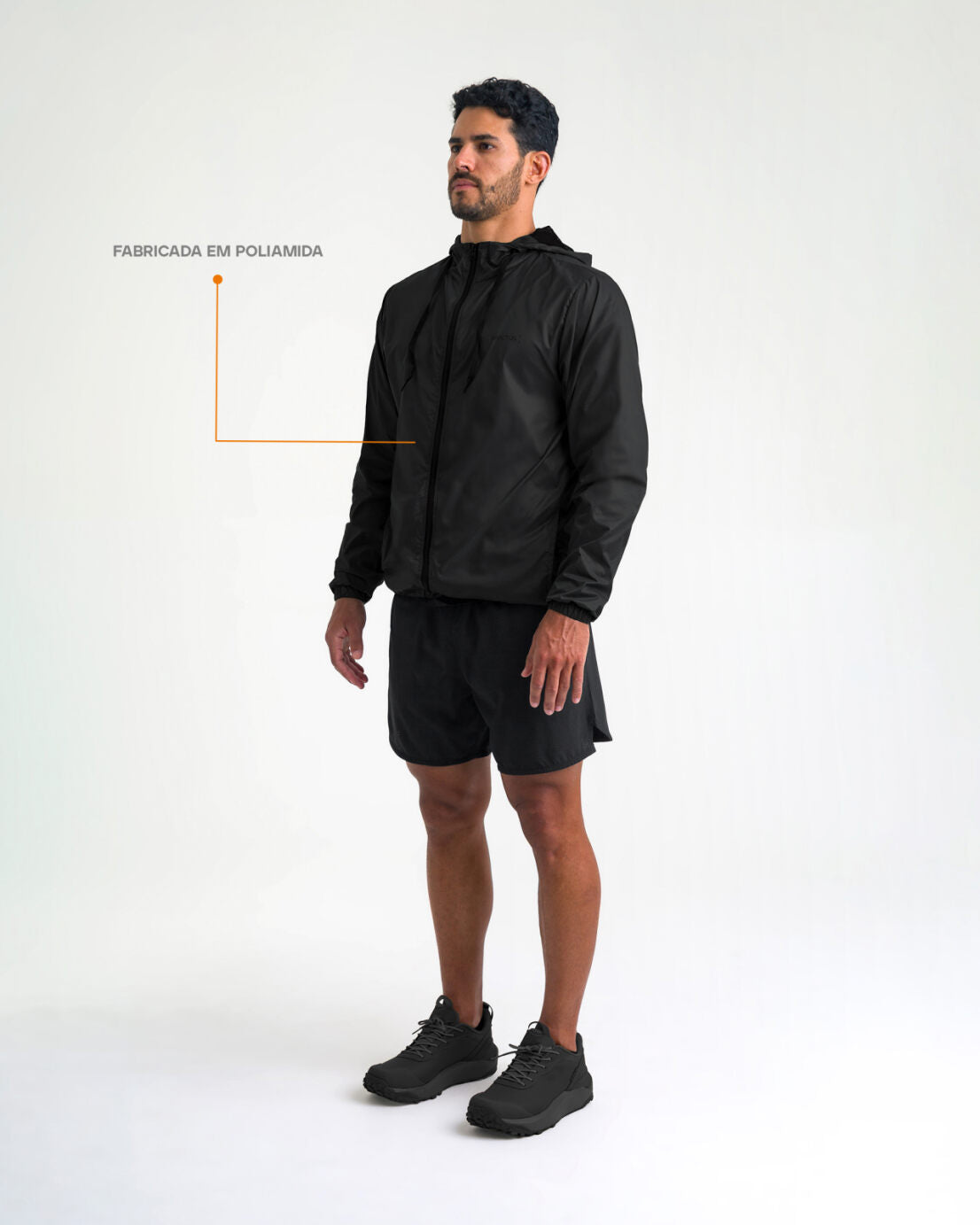 Jaqueta Corta - Vento Aerum - Preta