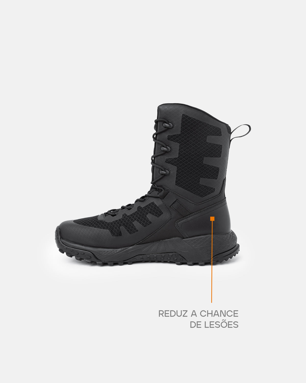 Bota Arion 2.0 8" - Preta