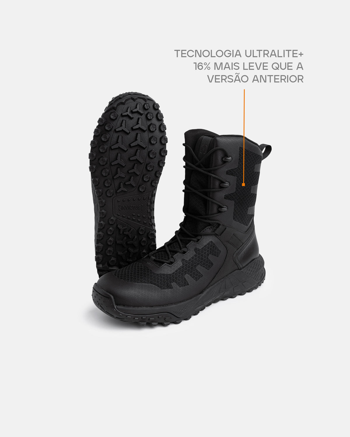 Bota Arion 2.0 8" - Preta