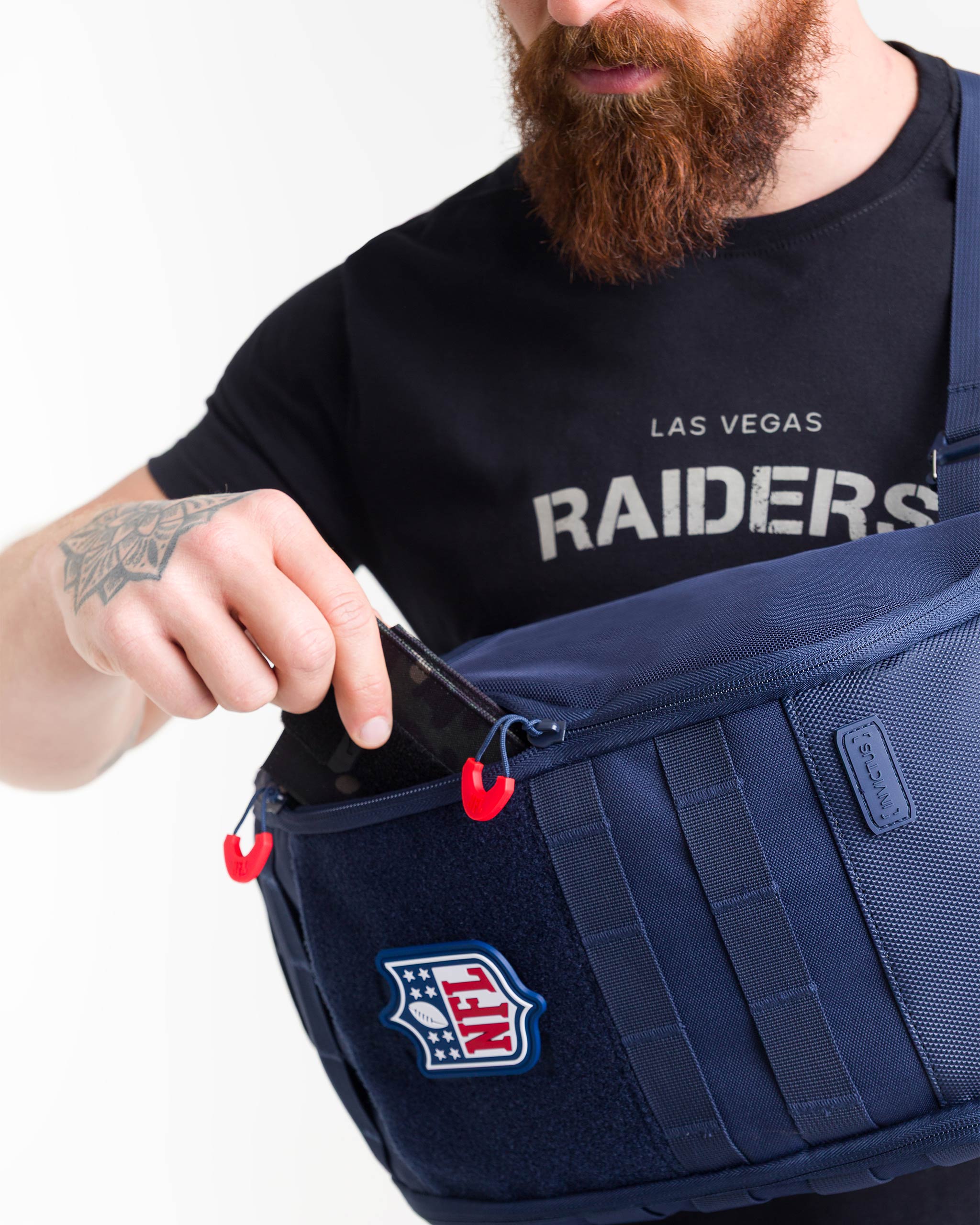Bolsa de Ombro Agility NFL - Azul Marinho