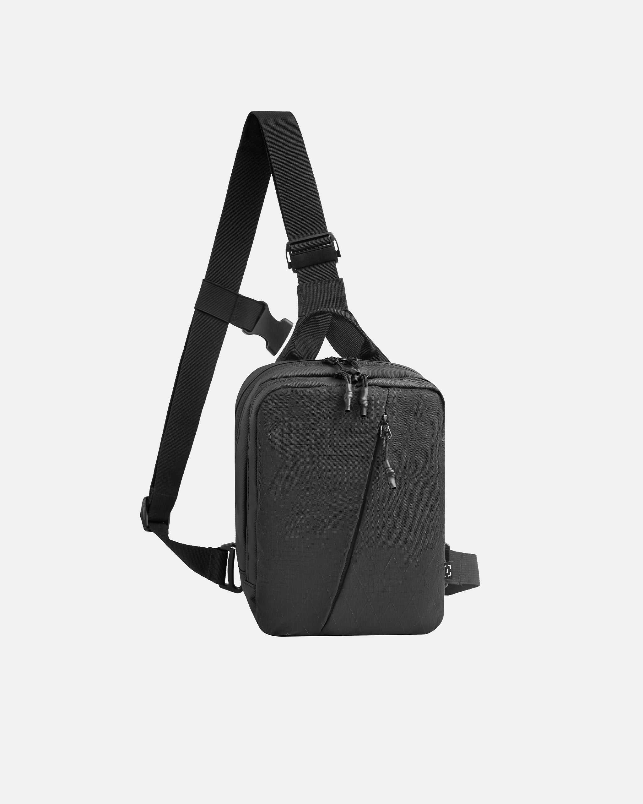 Bolsa de Ombro Side Grayman - Preta