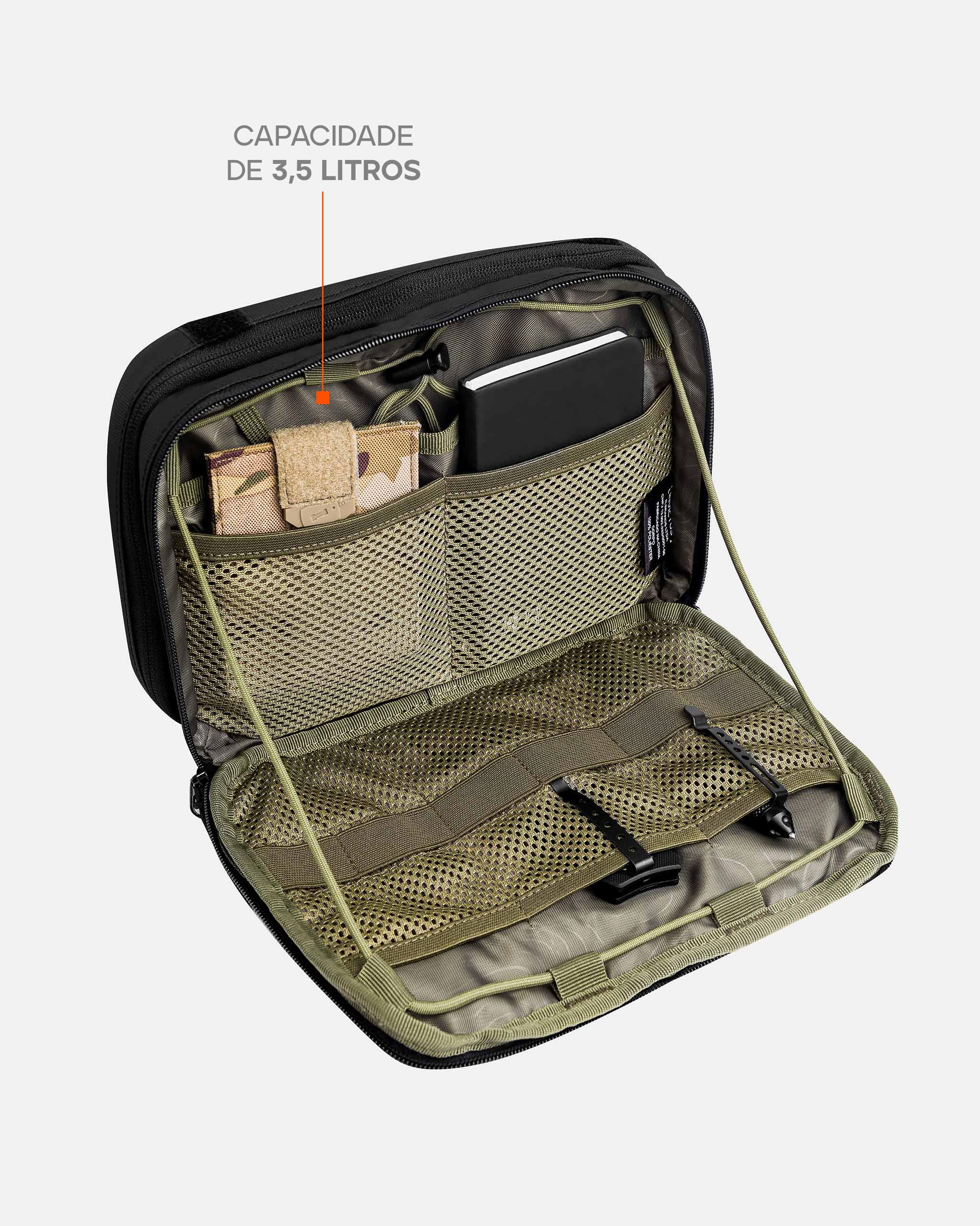 Bolsa de Peito Core Grayman - Preta