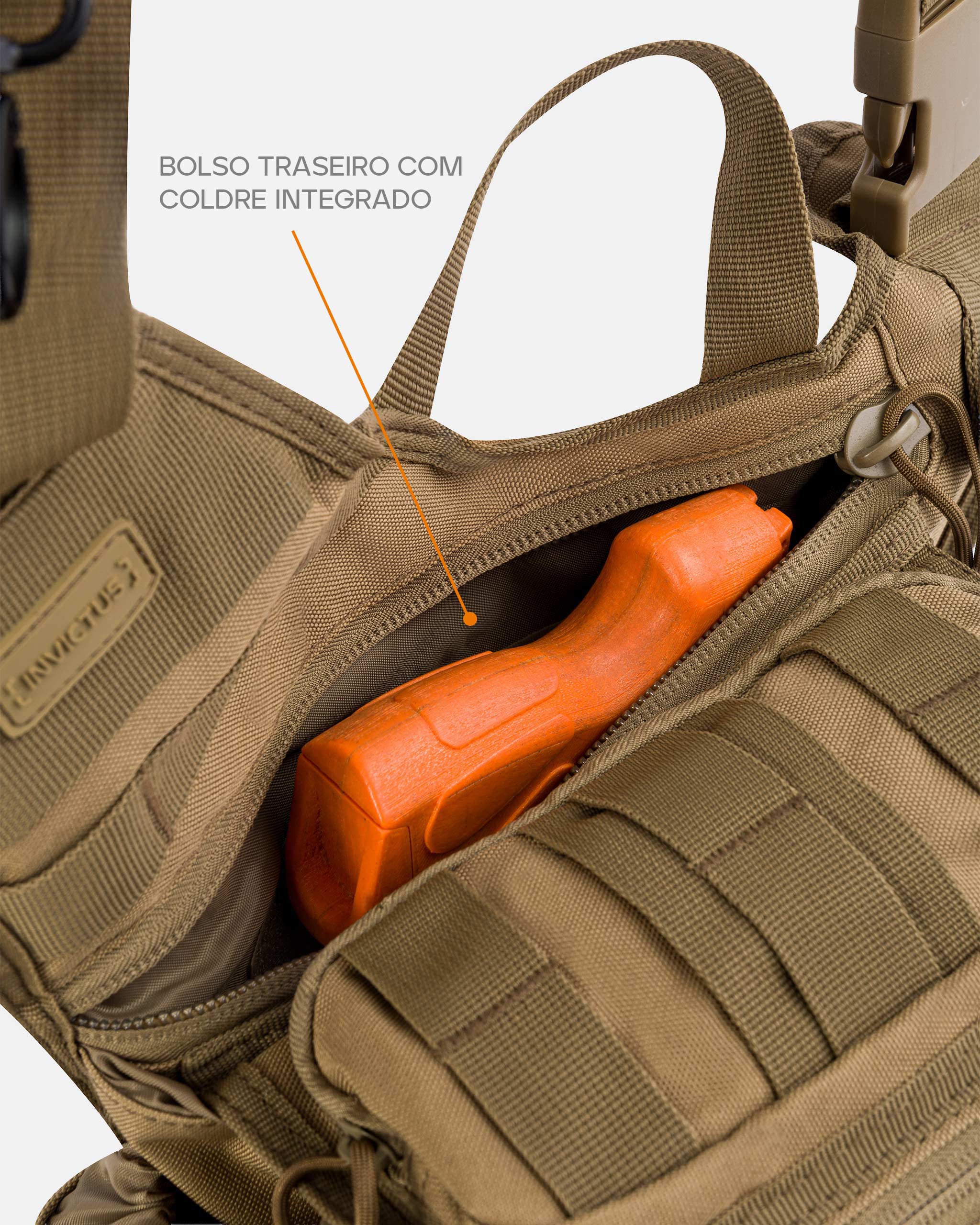 Bolsa de Ombro Urban 2.0 10L - Coyote - INVICTUS