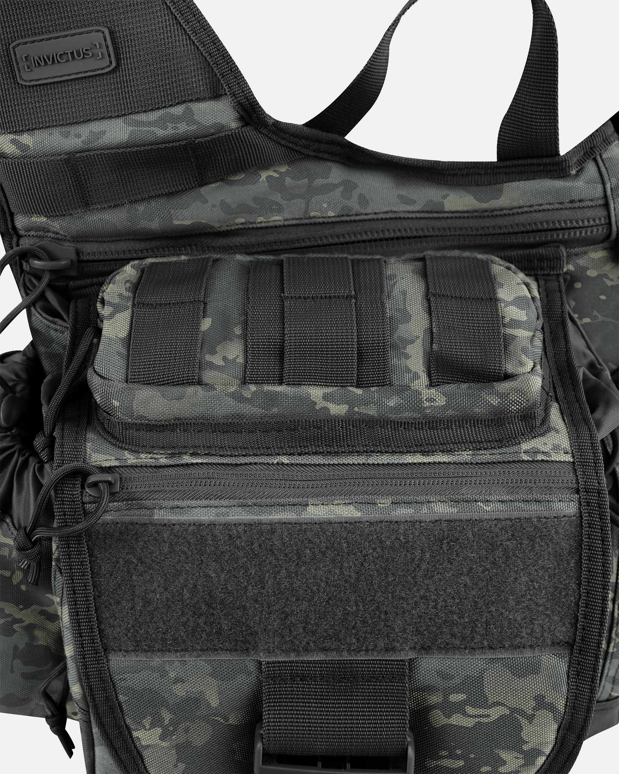 Bolsa de Ombro Urban 2.0 10L - Warskin Black - INVICTUS