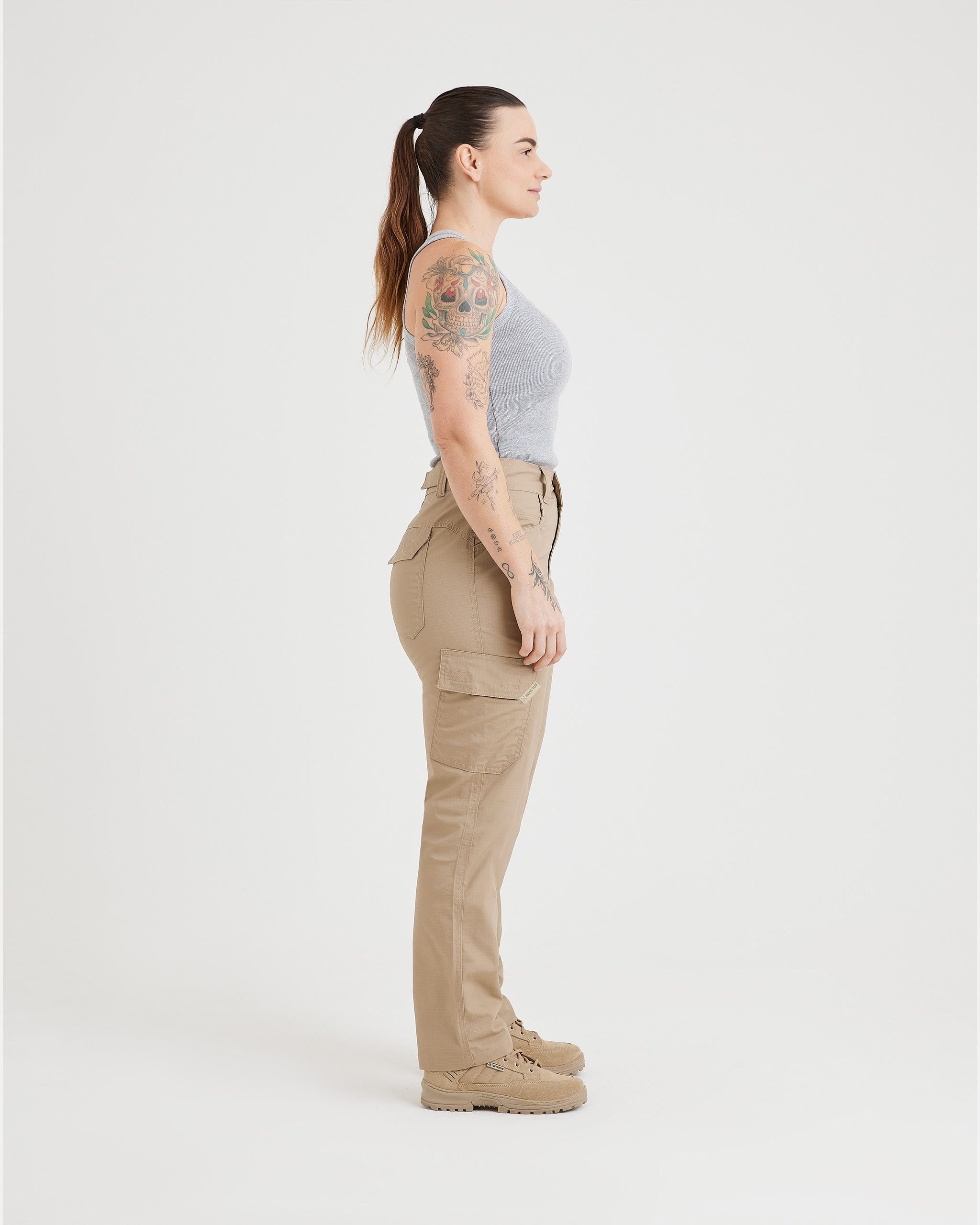 Calça Tática Bravery Feminina 2.0 - Cáqui