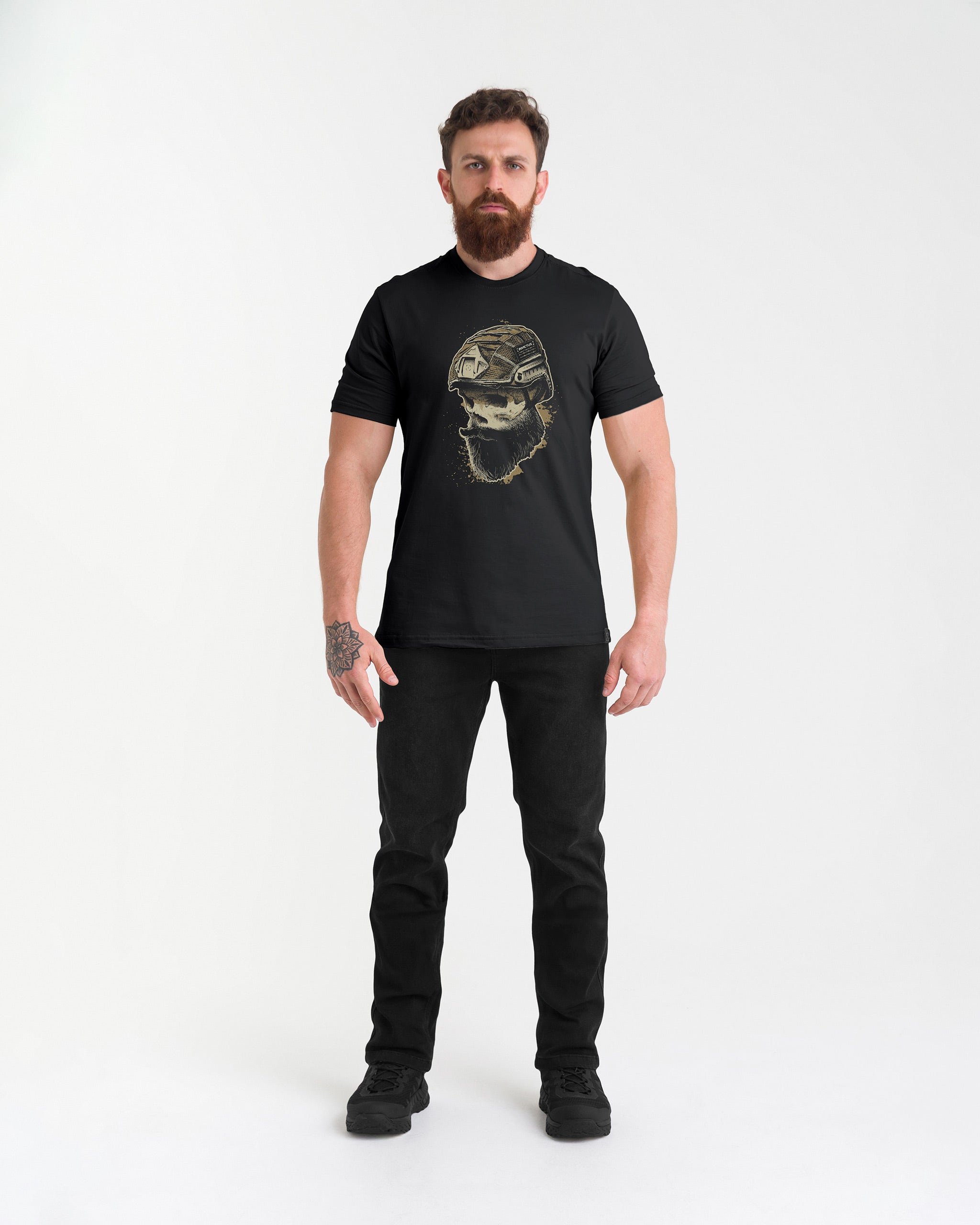 Camiseta Concept Alpha Beard - Preta