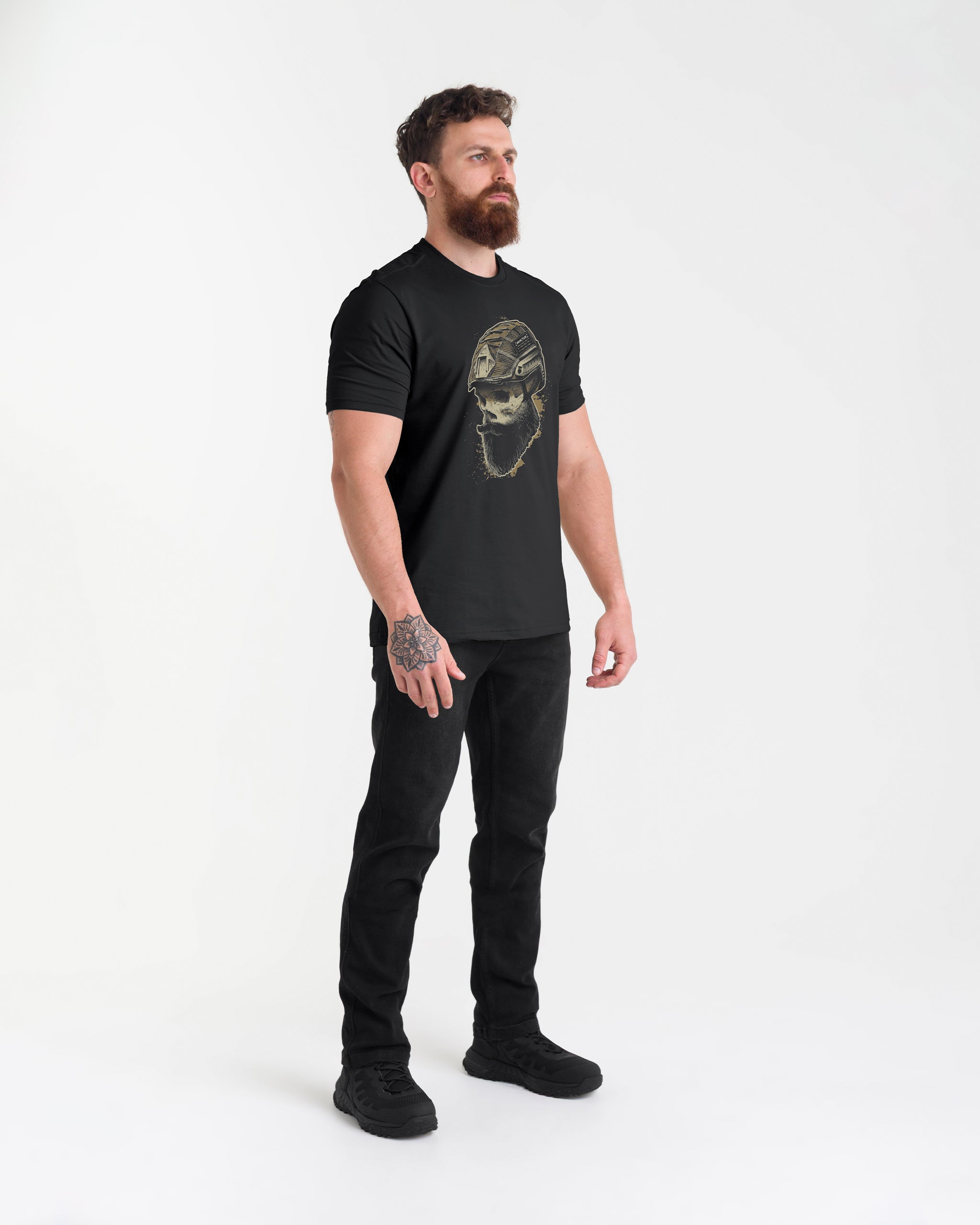 Camiseta Concept Alpha Beard - Preta