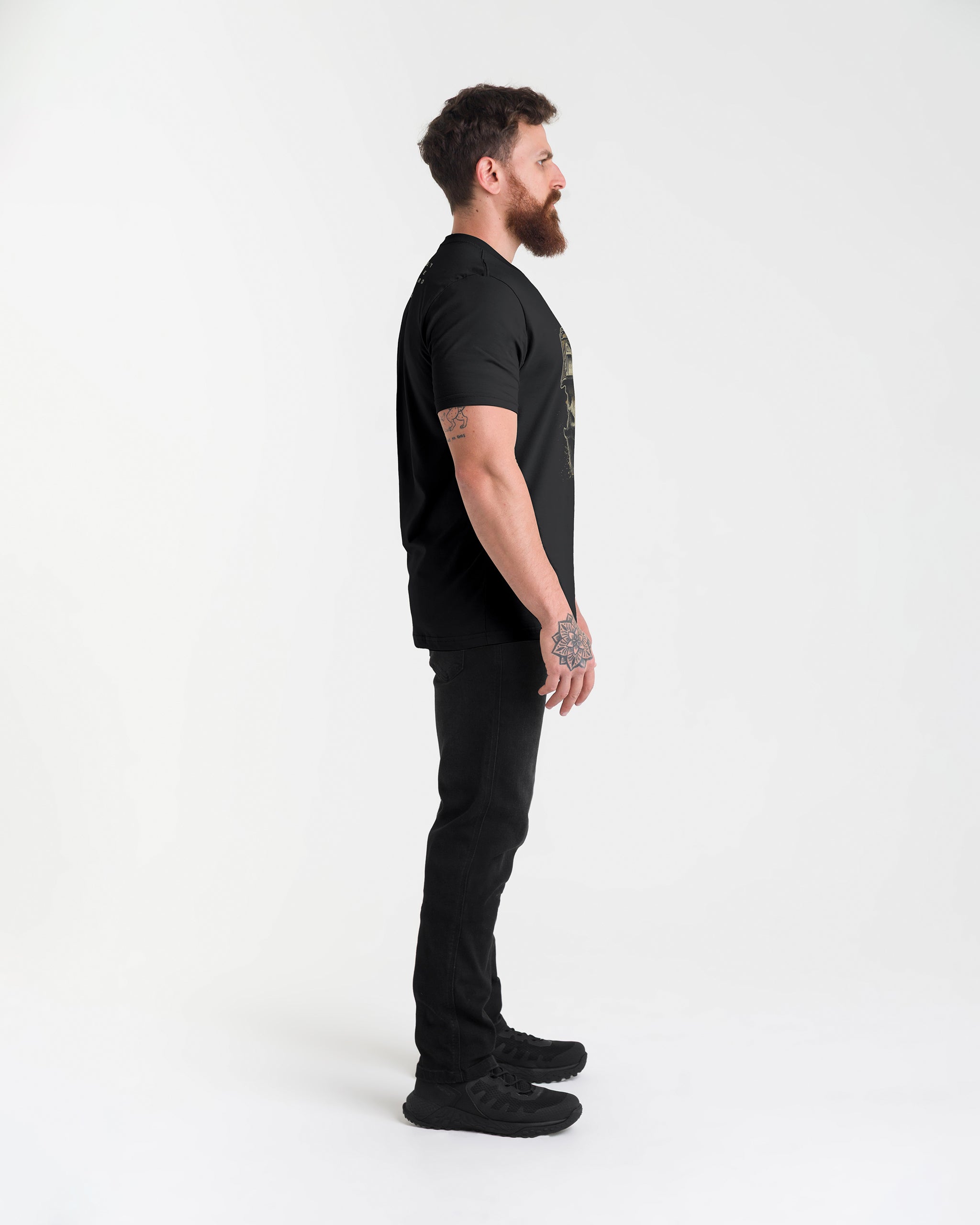 Camiseta Concept Alpha Beard - Preta