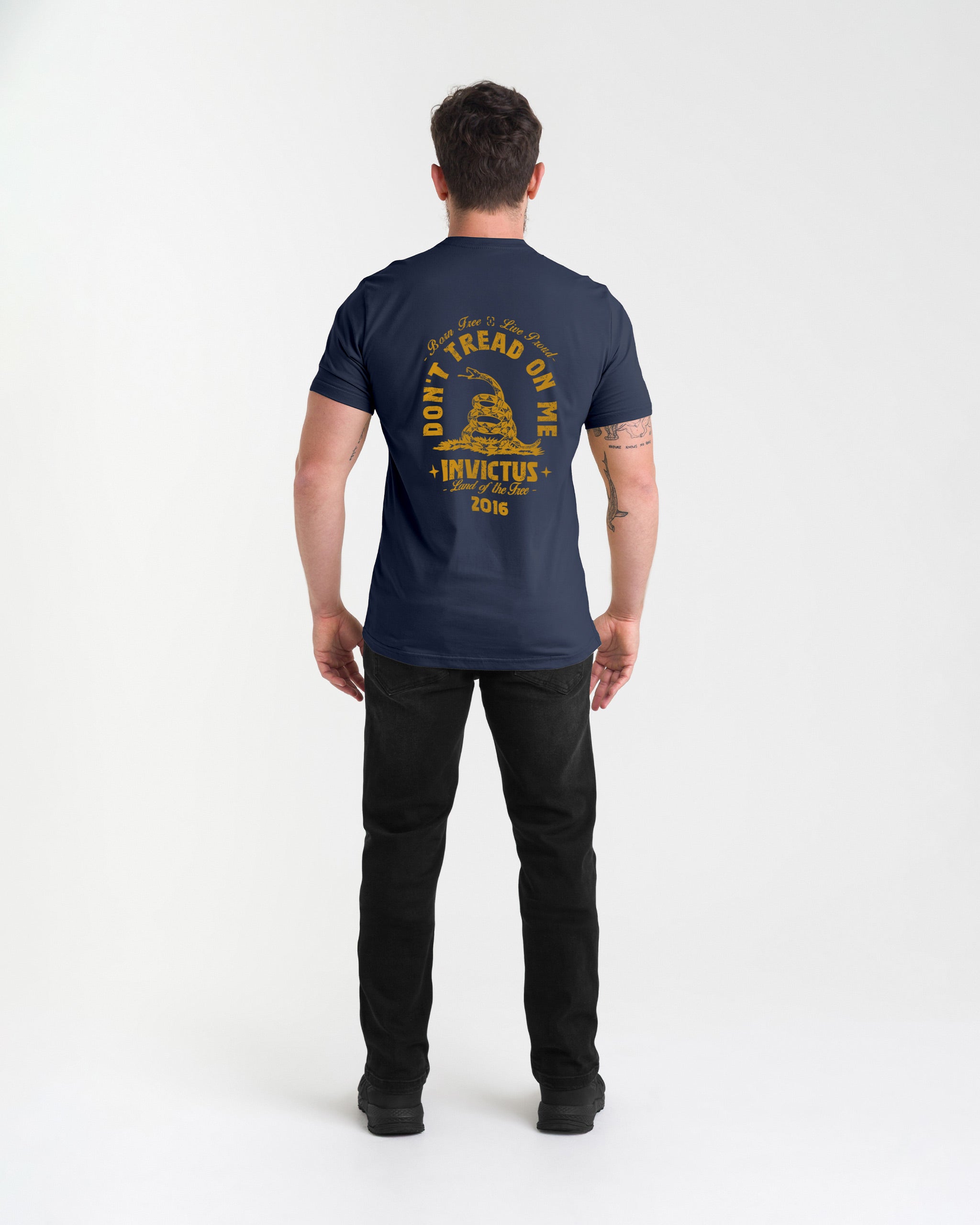 Camiseta Concept Don’t Tread Flag - Azul Marinho