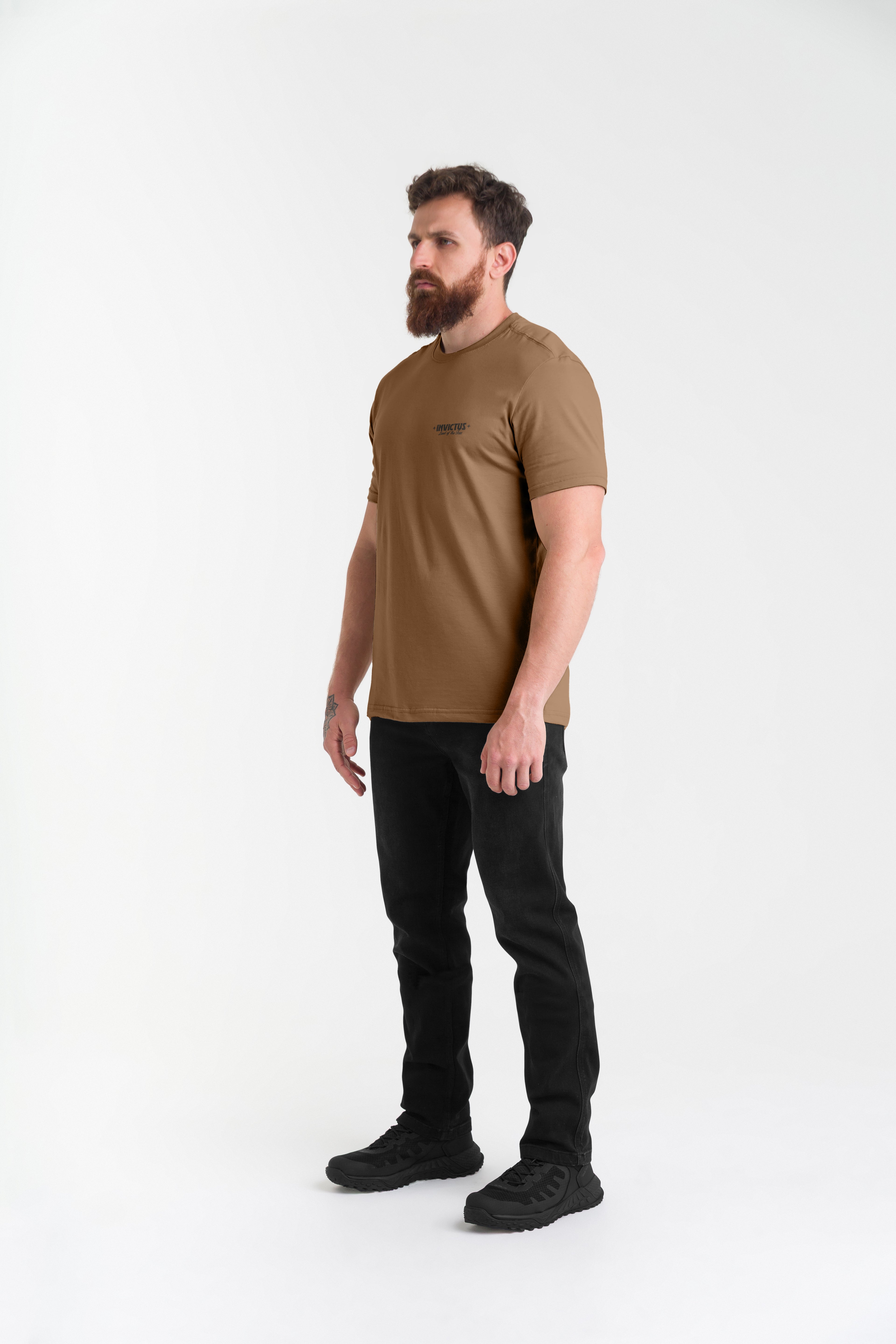 Camiseta Concept Don’t Tread Flag - Marrom