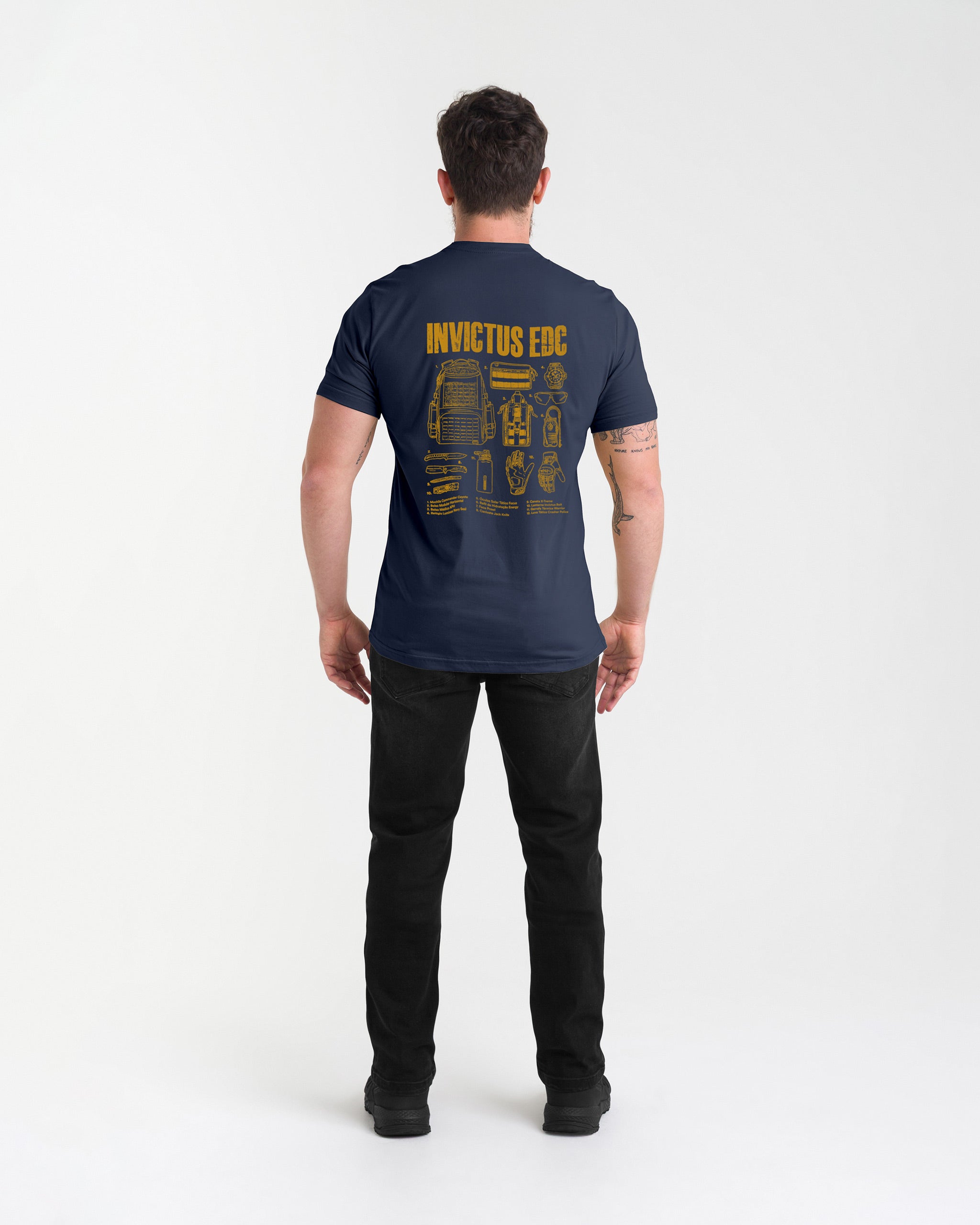 Camiseta Concept Everyday Tactical - Azul Marinho - INVICTUS