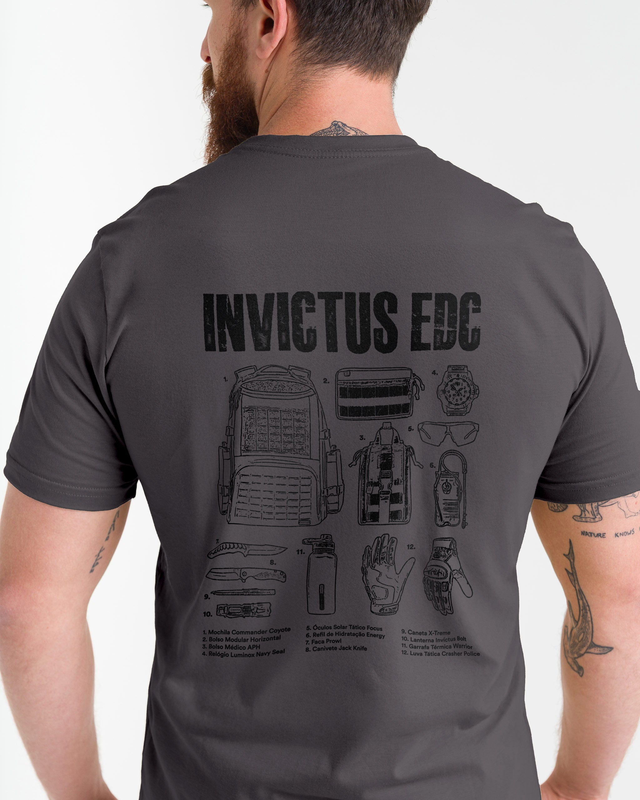 Camiseta Concept Everyday Tactical - Chumbo