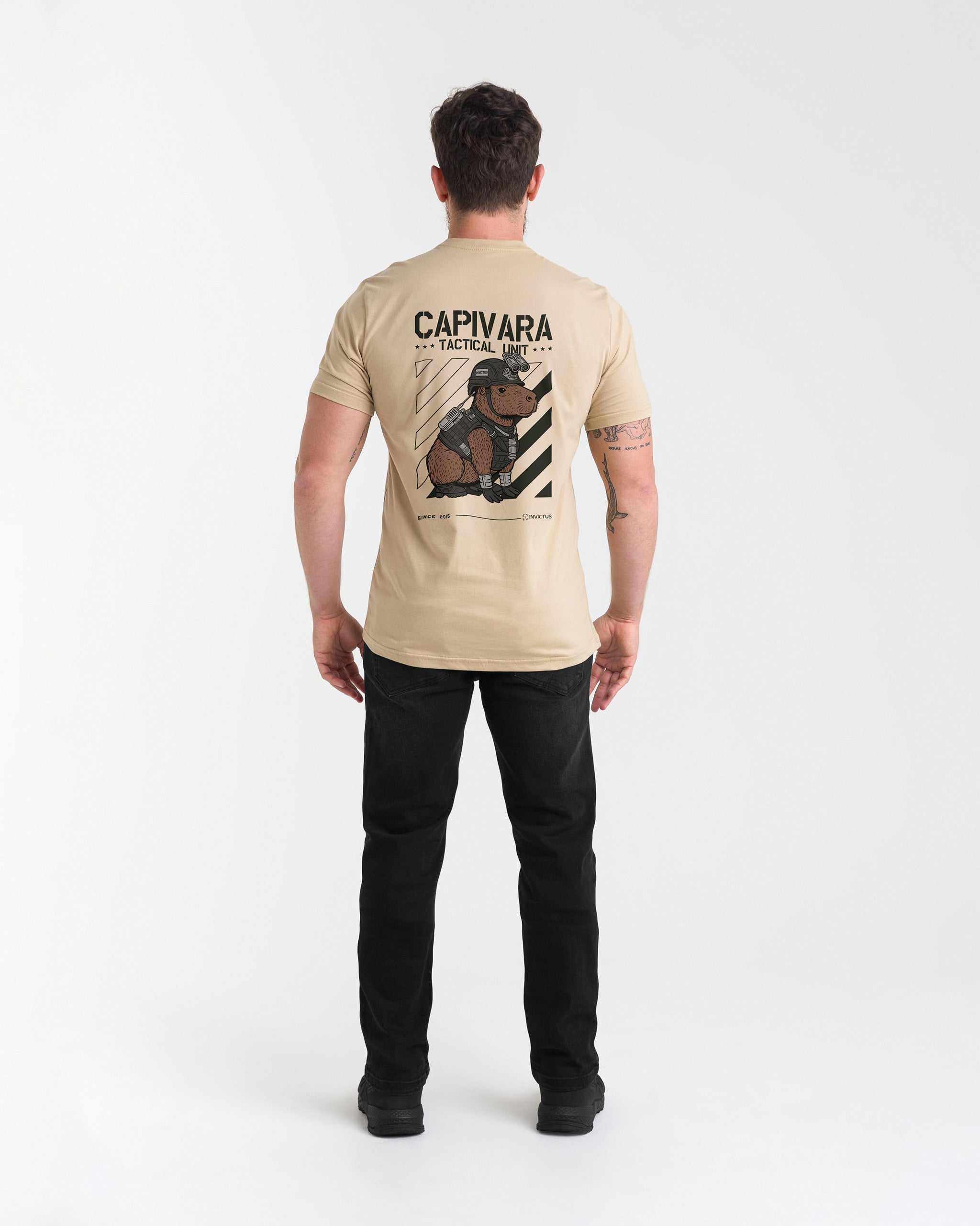 Camiseta Concept Keep Capirava - Cáqui - INVICTUS