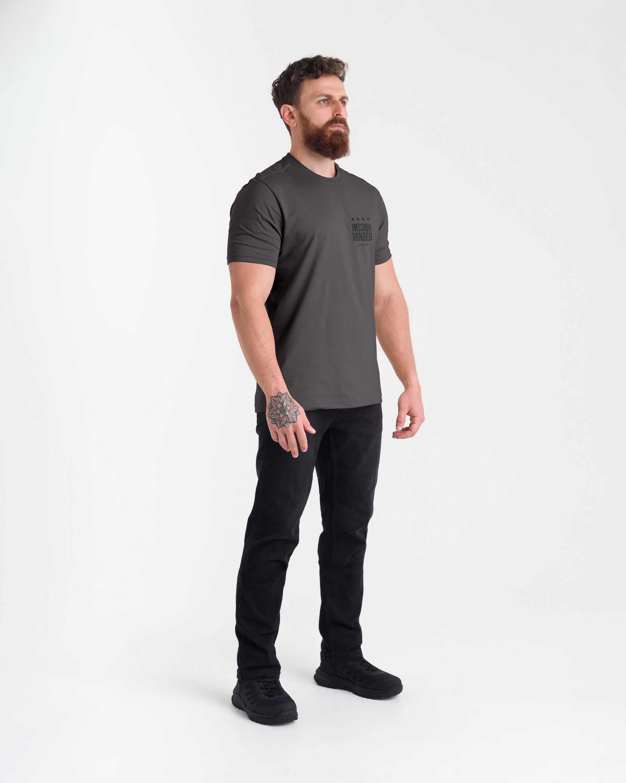 Camiseta Concept Mission Minded - Cinza