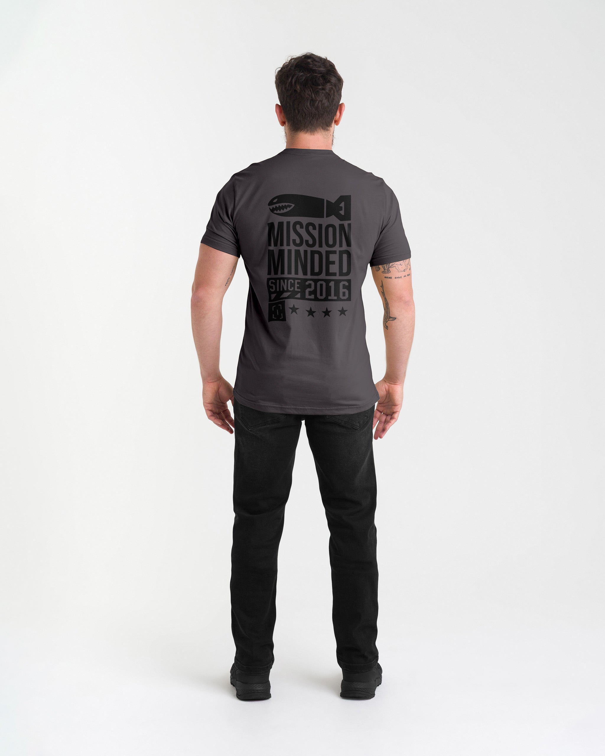 Camiseta Concept Mission Minded - Cinza