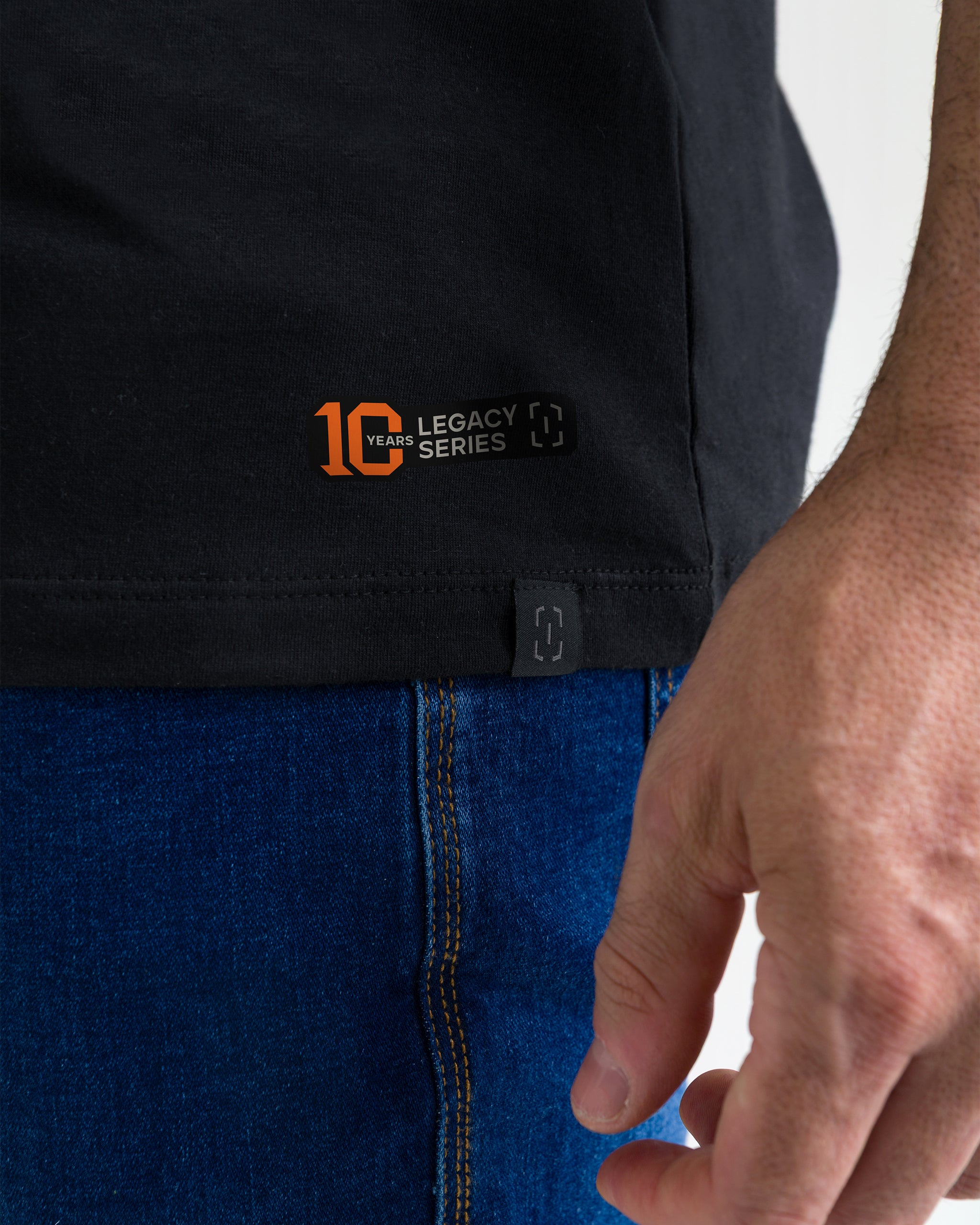 Camiseta Concept Old Skull 10 anos - Preta