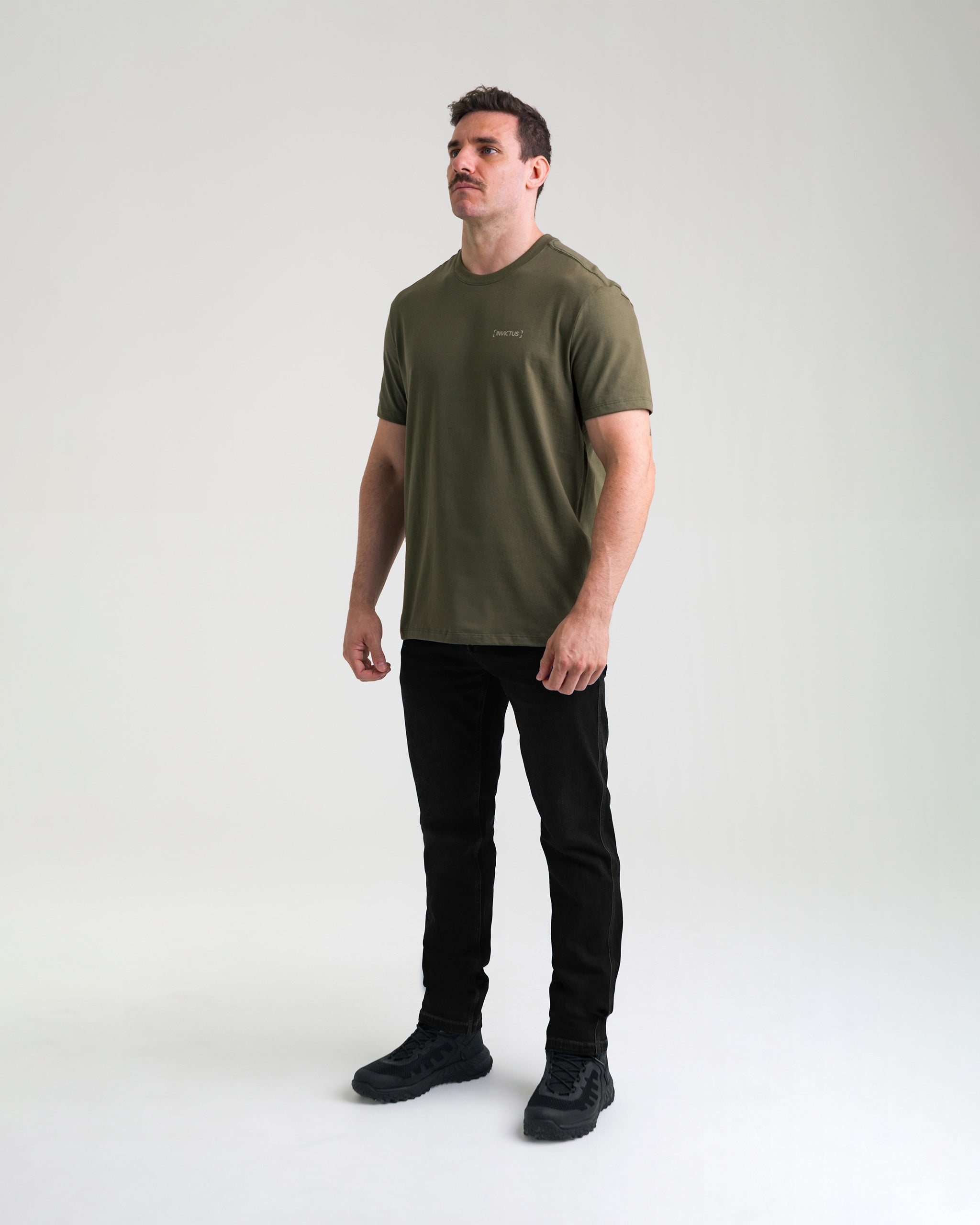 Camiseta Concept Snake Bones Masculina - Verde - INVICTUS