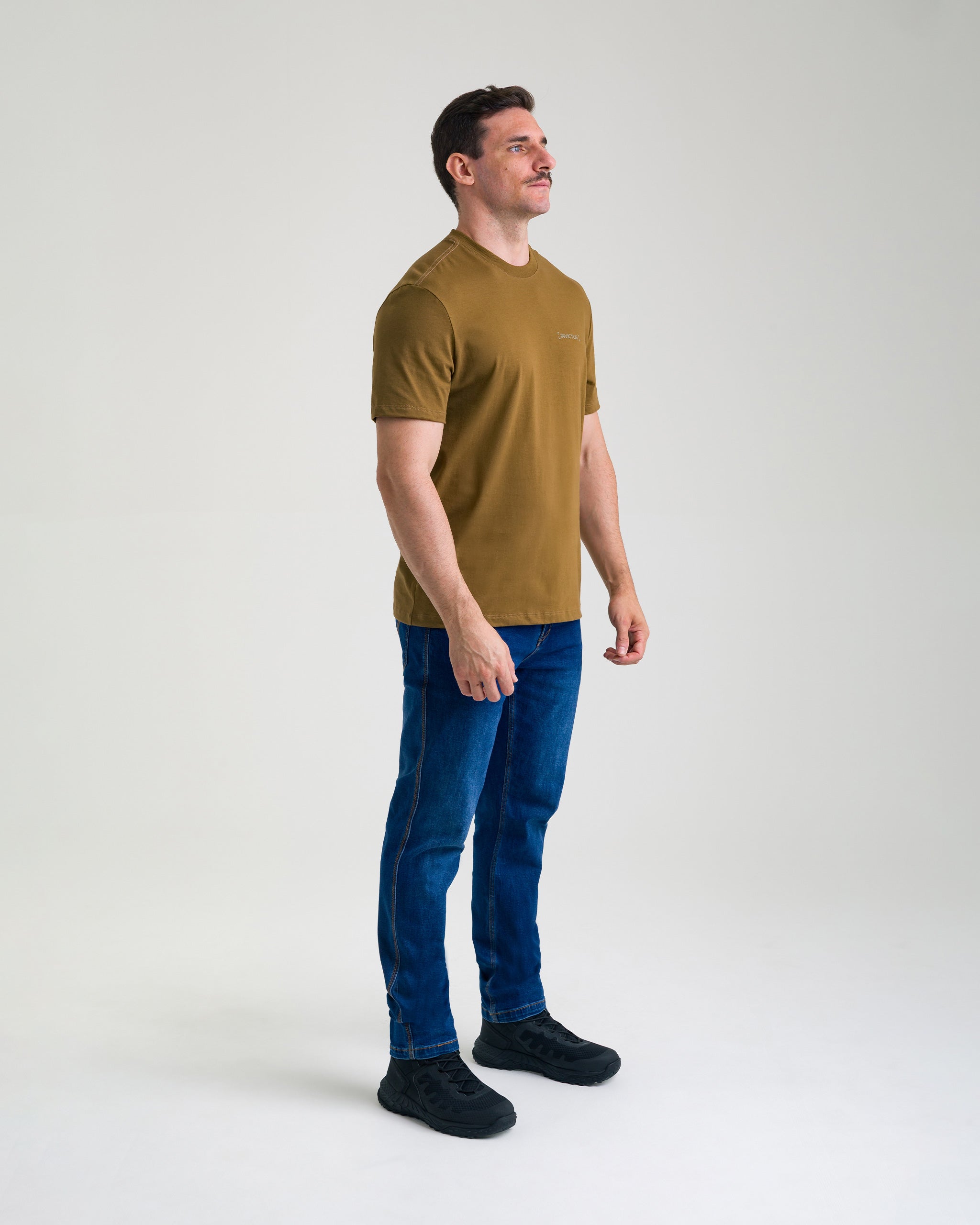Camiseta Concept Victory Masculina - Marrom - INVICTUS