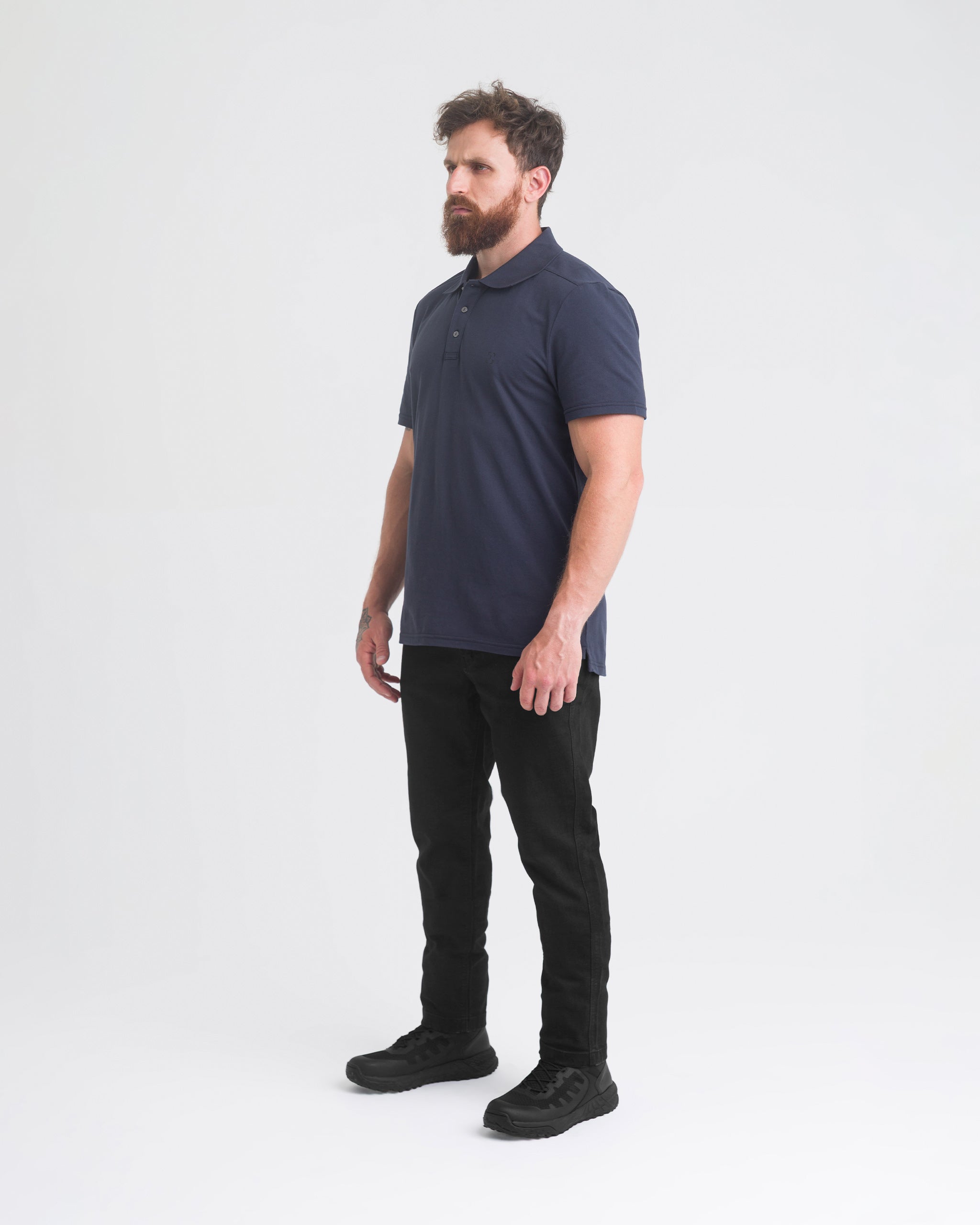 Camisa Polo Division Light - Azul Marinho