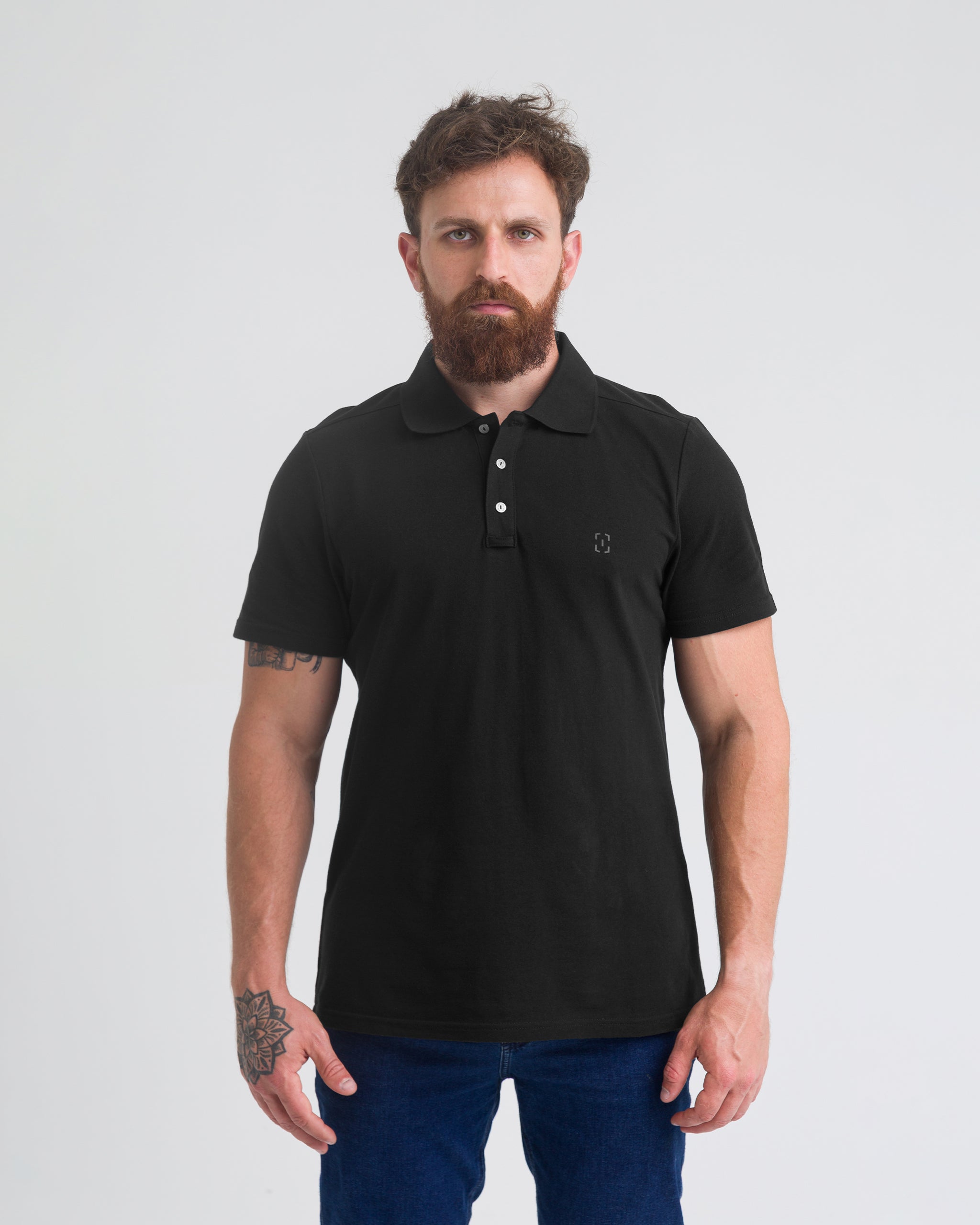 Camisa Polo Division Light - Preta