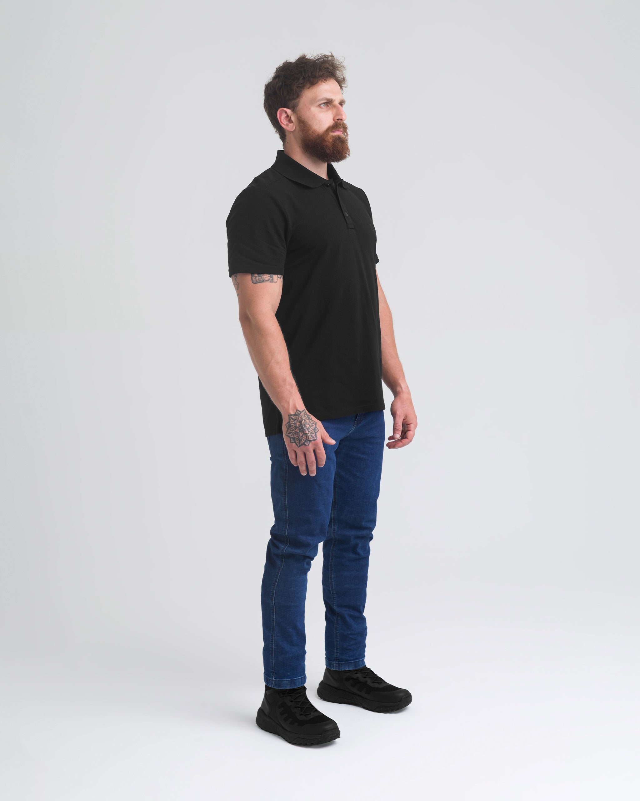 Camisa Polo Division Light - Preta