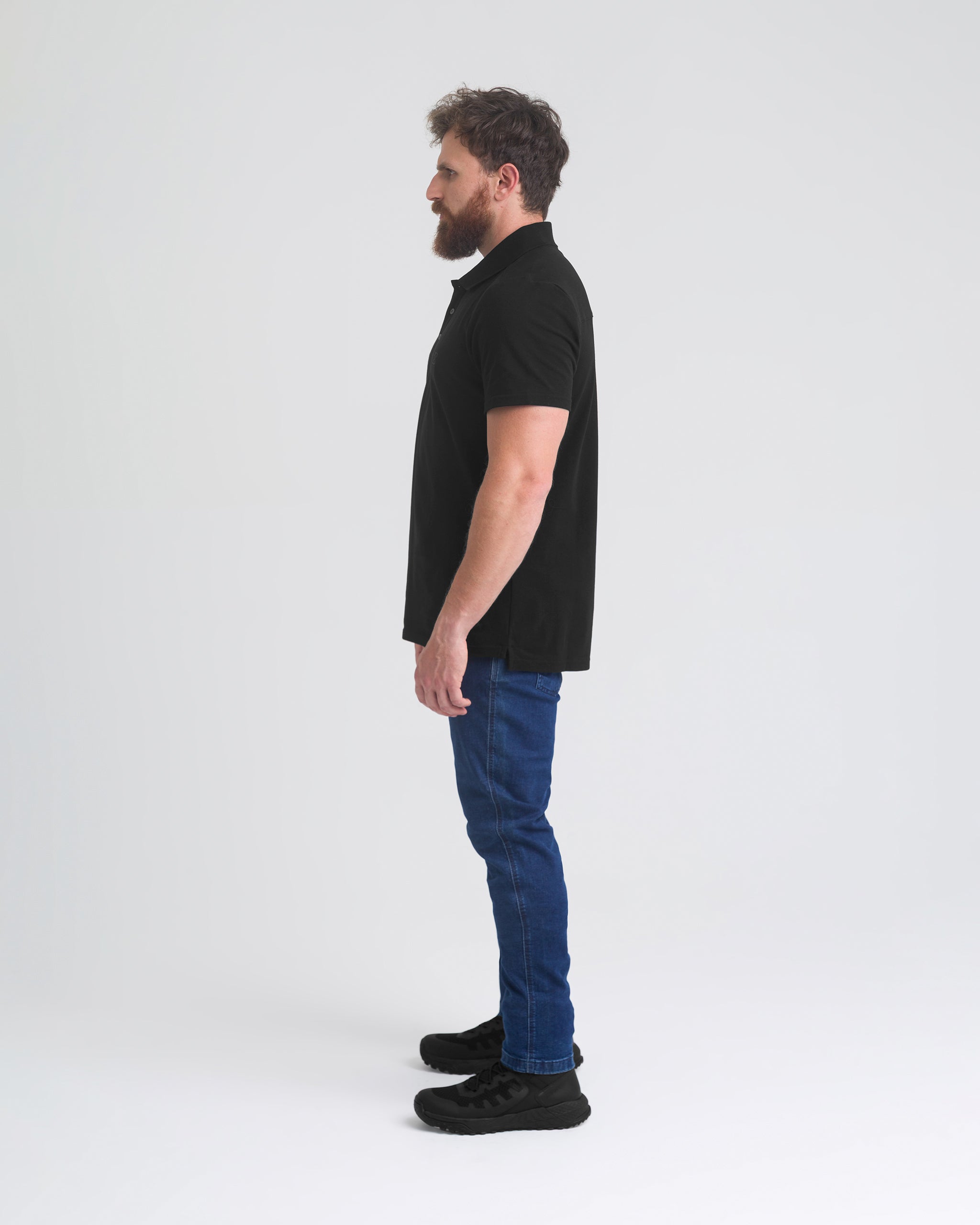 Camisa Polo Division Light - Preta