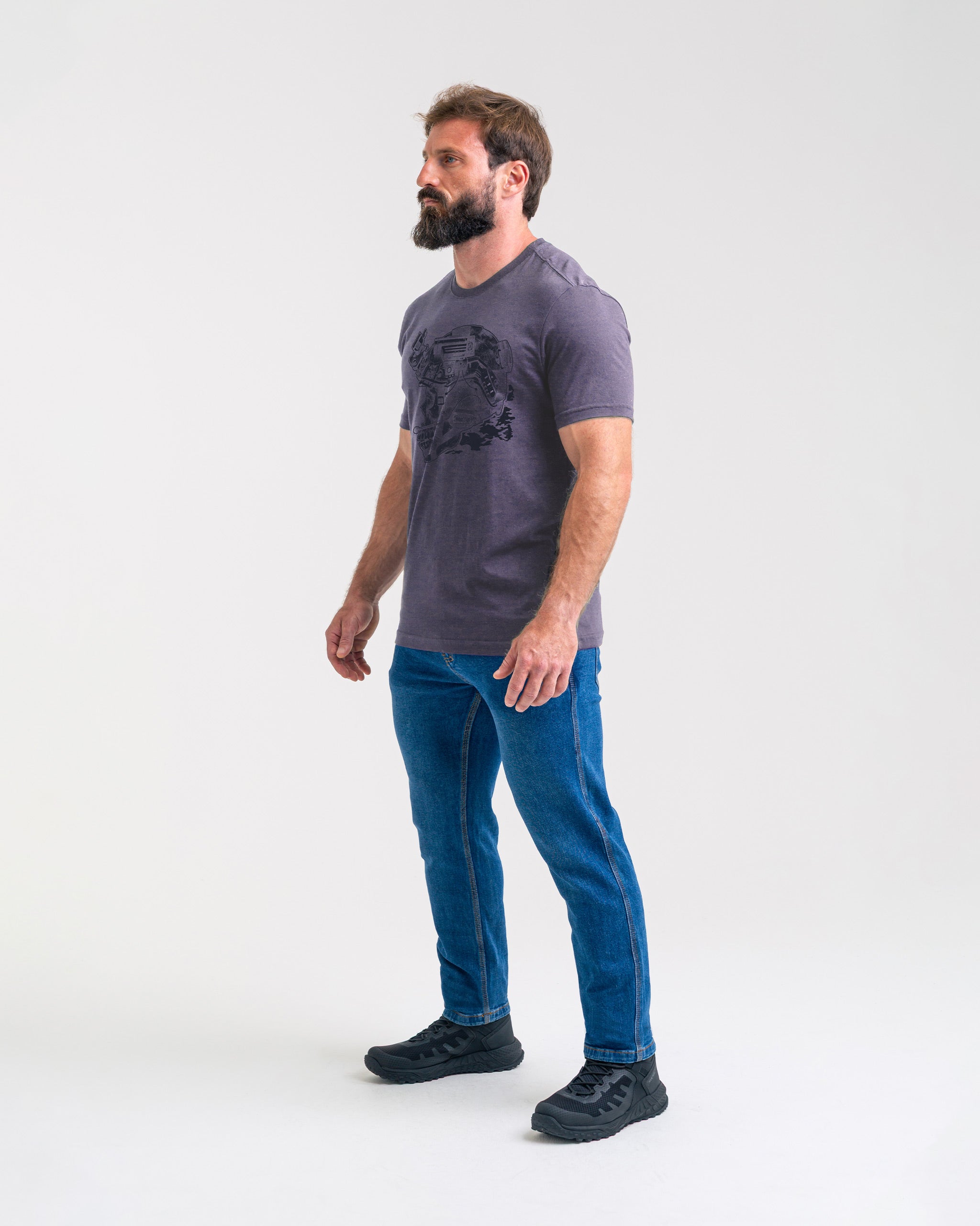 Camiseta Concept Blackjack - Chumbo