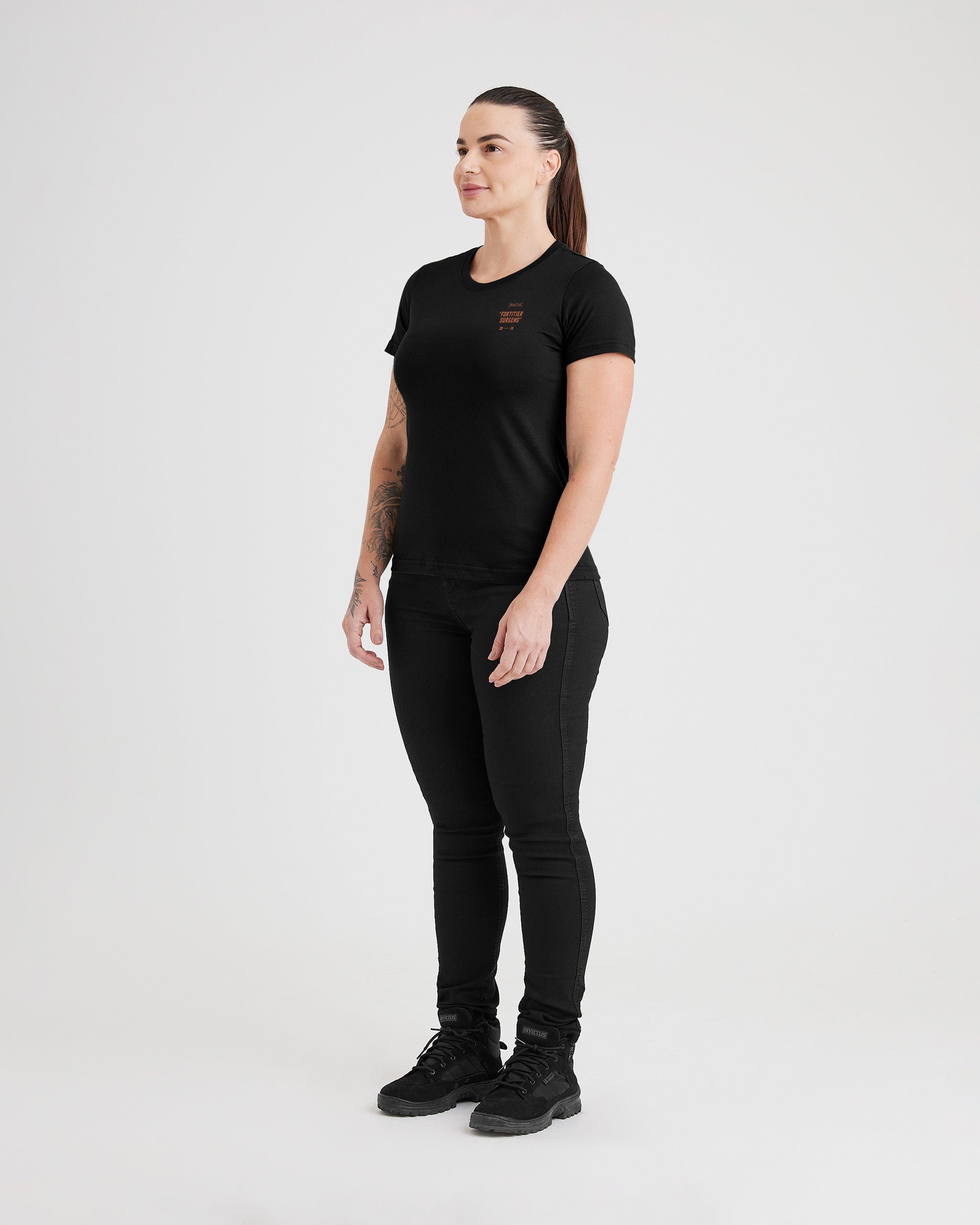 Camiseta Concept Free Bird Feminina - Preta - INVICTUS