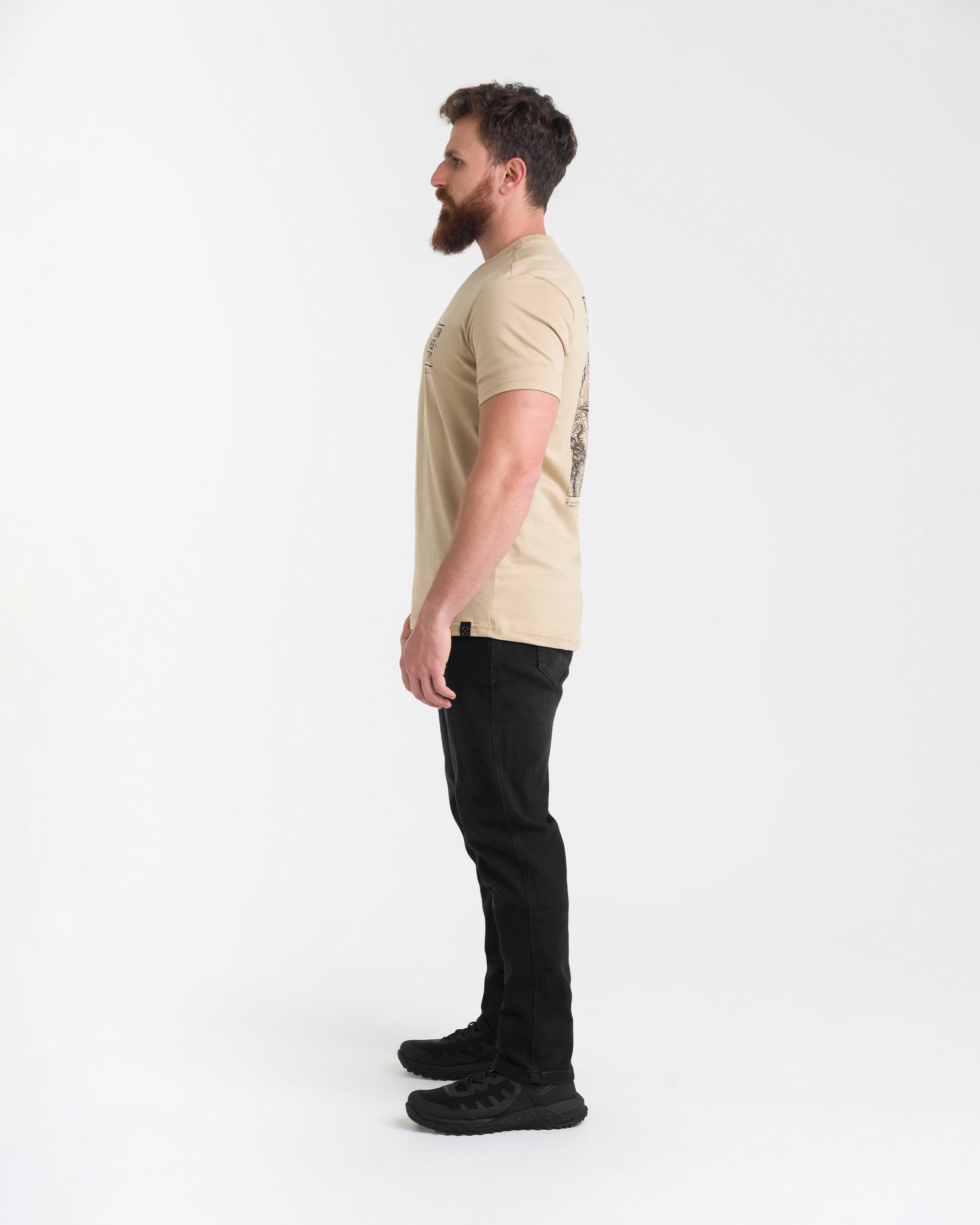 Camiseta Concept Windrose - Caqui