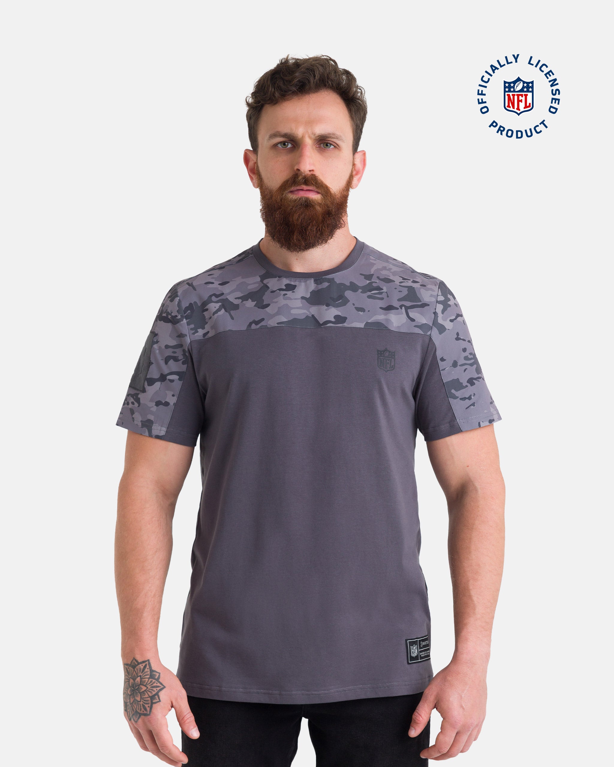 Camiseta Infantry NFL - Cinza