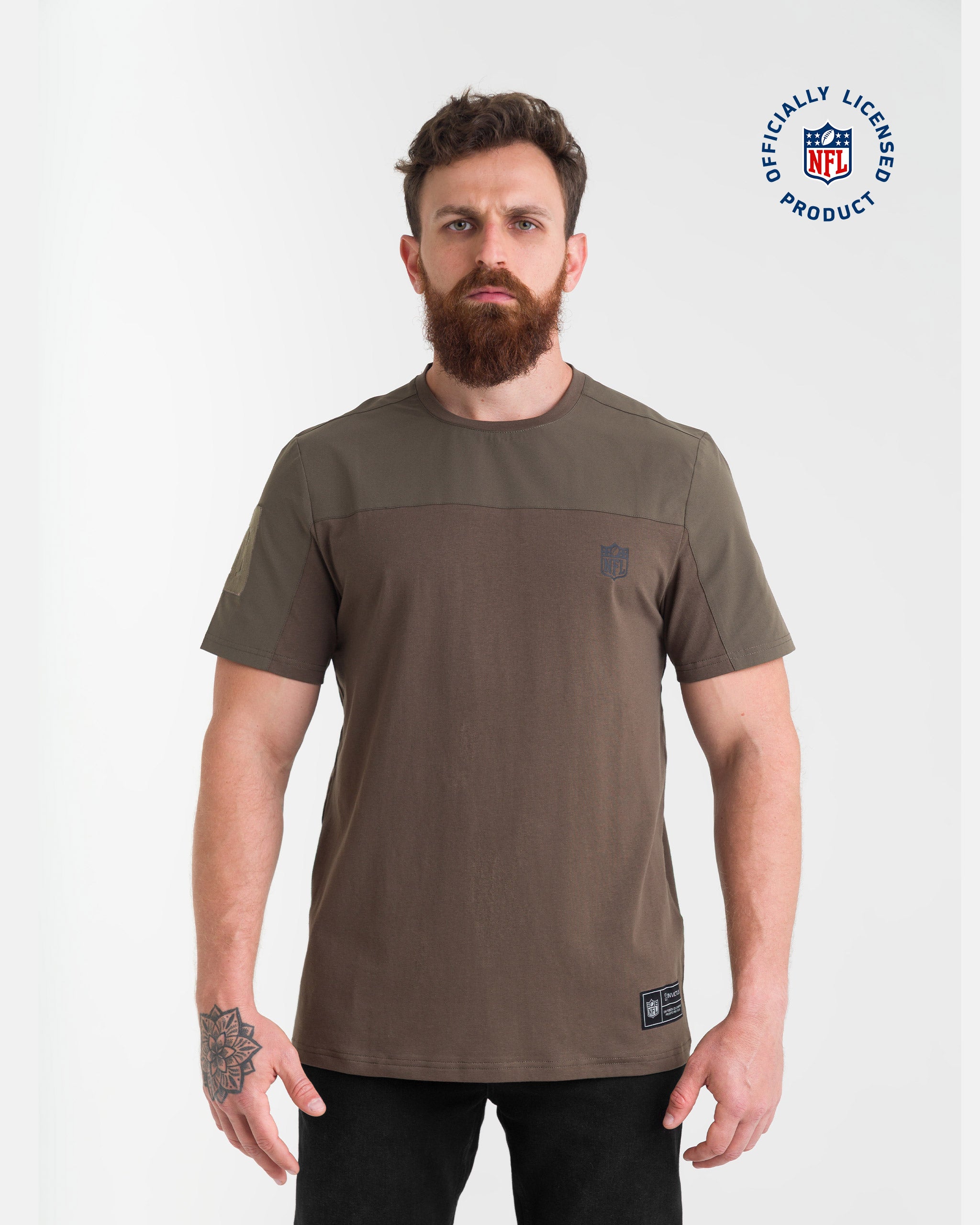 Camiseta Infantry NFL - Verde Oliva