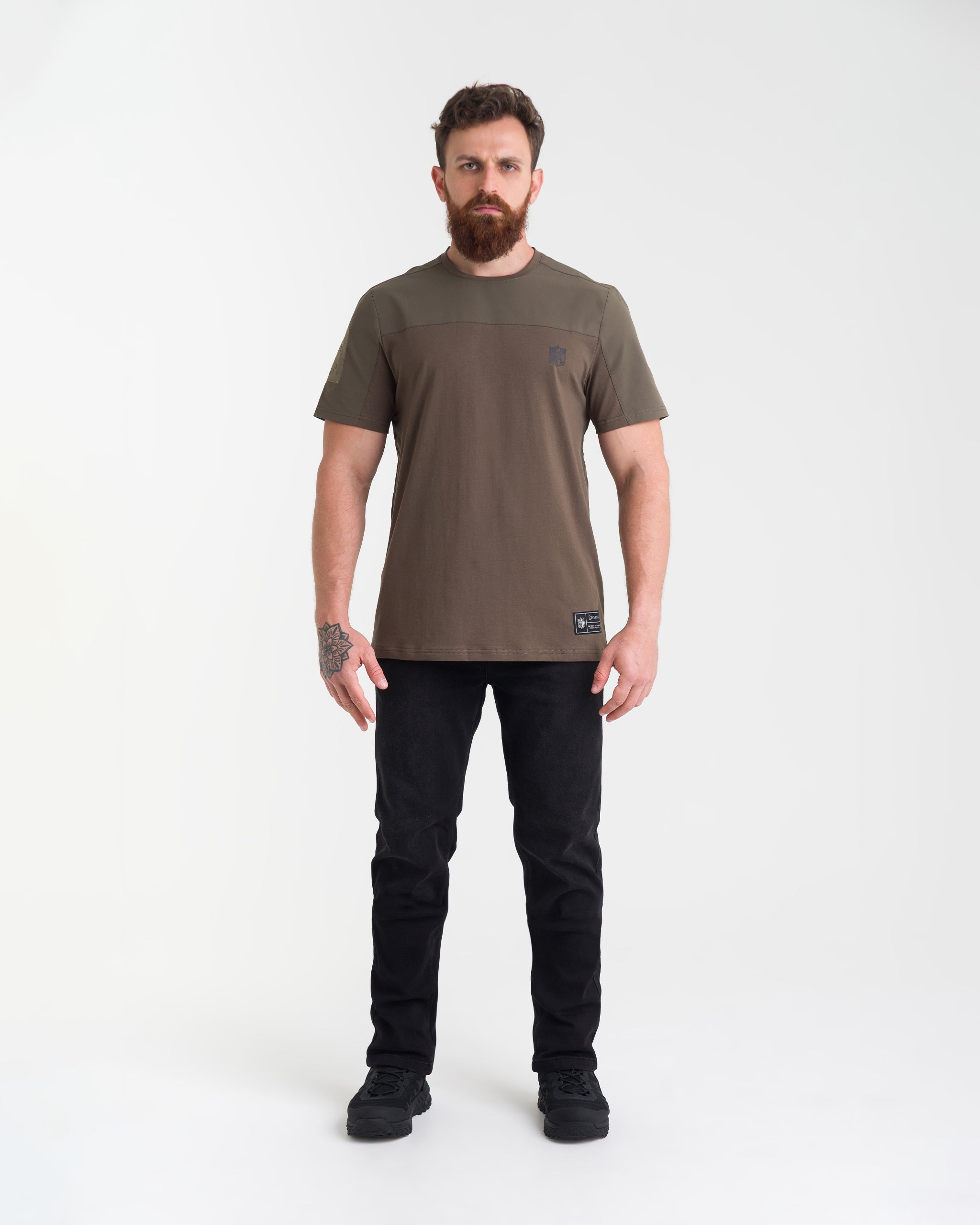 Camiseta Infantry NFL - Verde Oliva