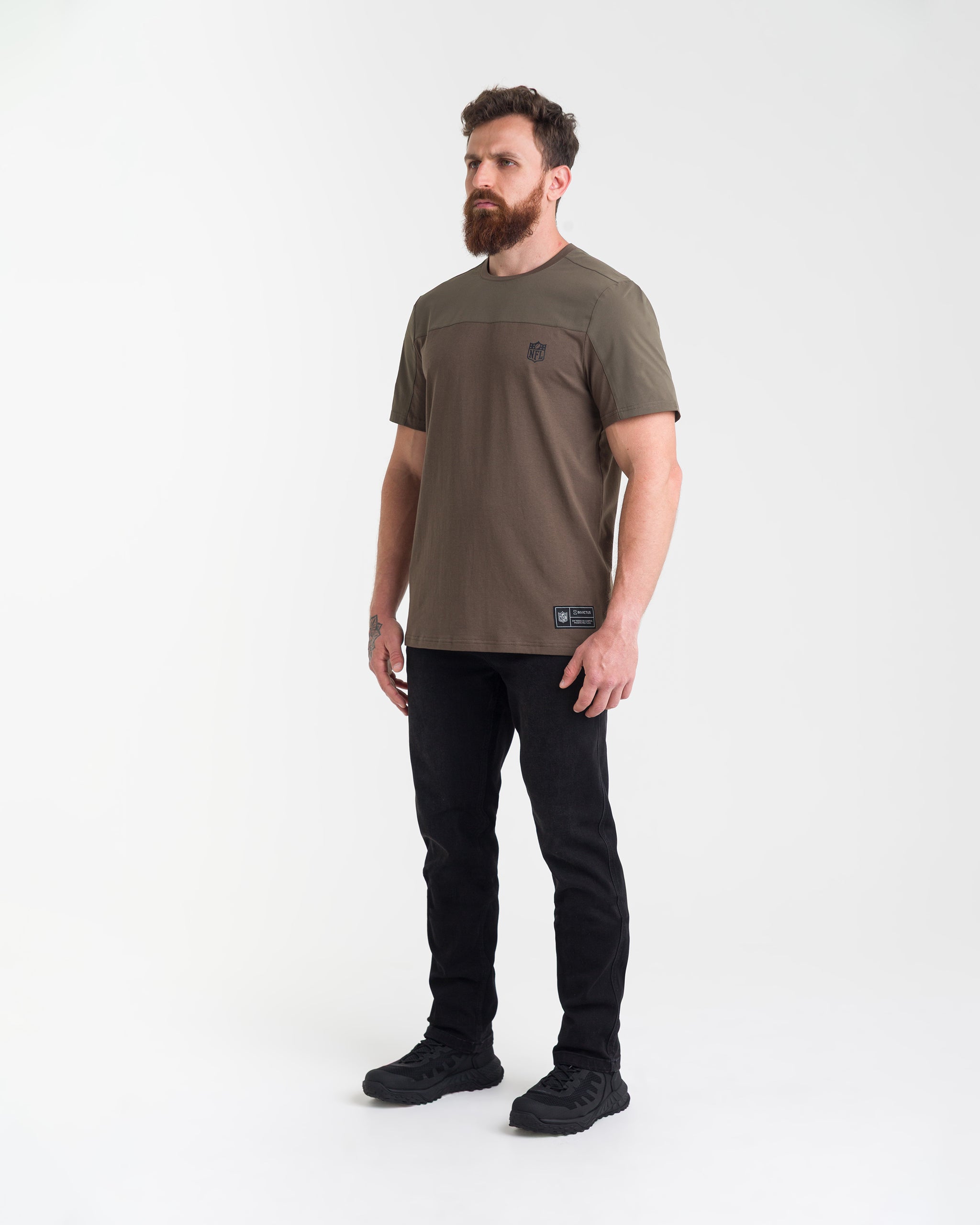 Camiseta Infantry NFL - Verde Oliva