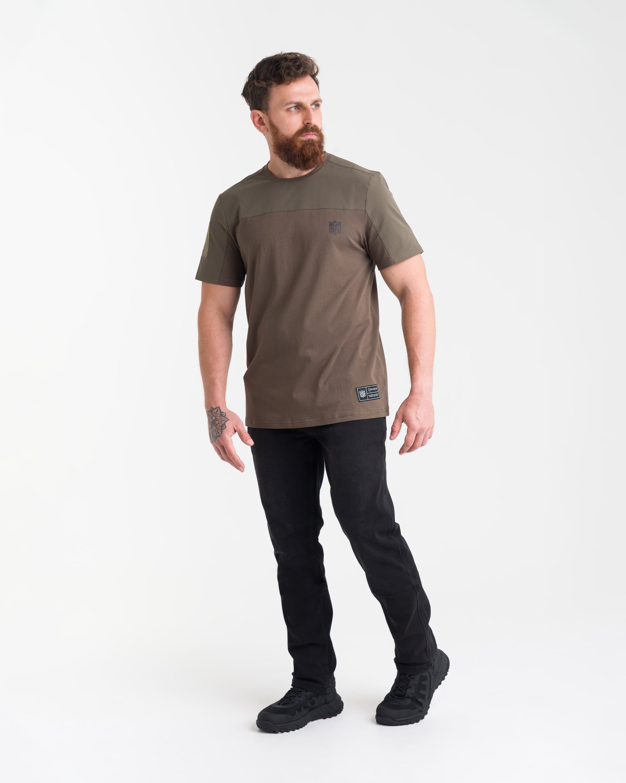 Camiseta Infantry NFL - Verde Oliva