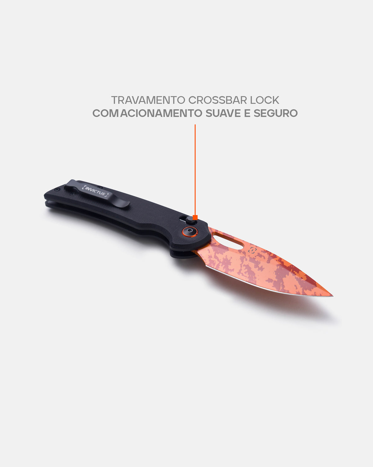 Canivete Loyal Legacy Series - Preto e Laranja