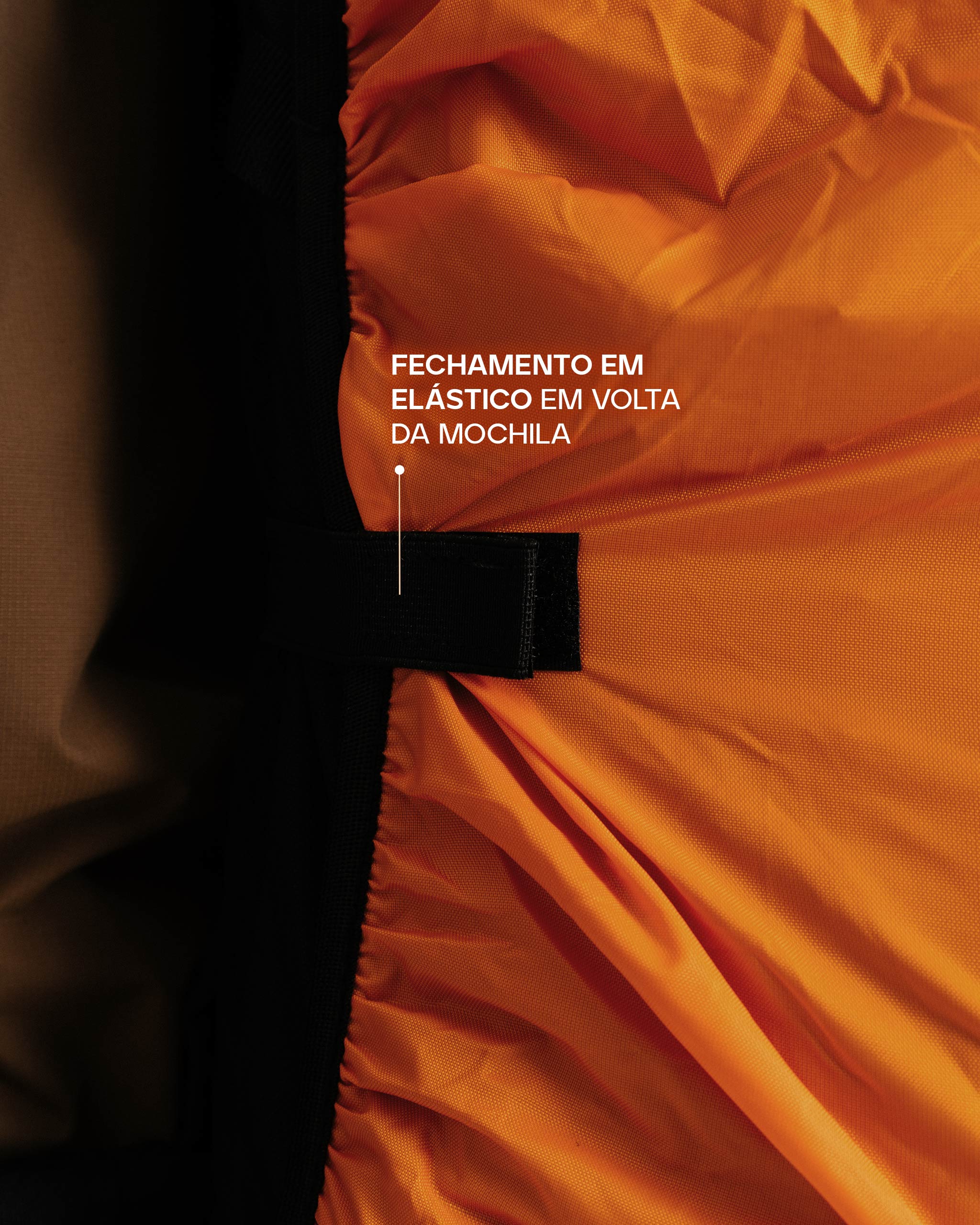 Capa de Chuva Drypack para Mochila 40L a 60L - Laranja