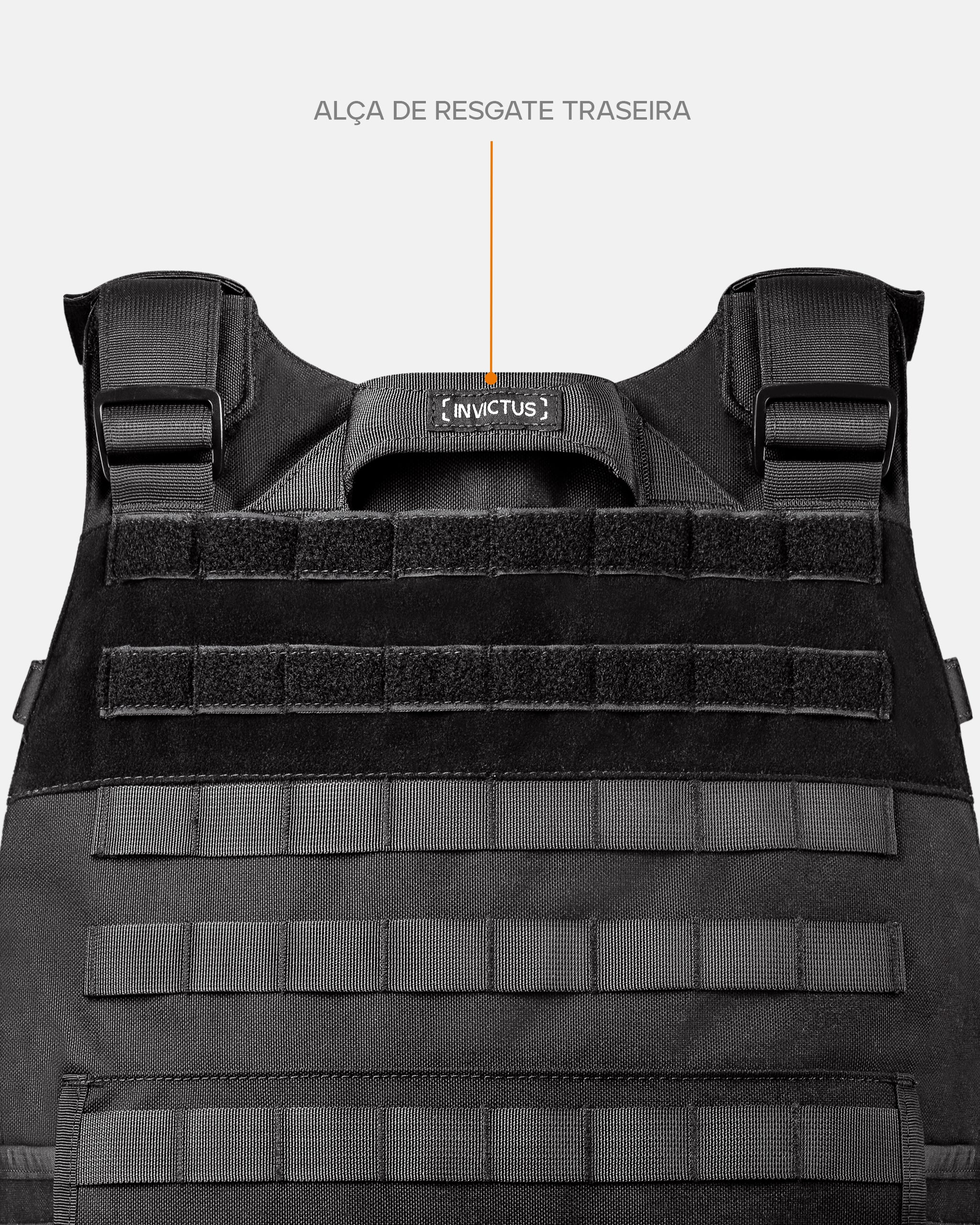 Capa de Colete Vulcano 2.0 - Preto