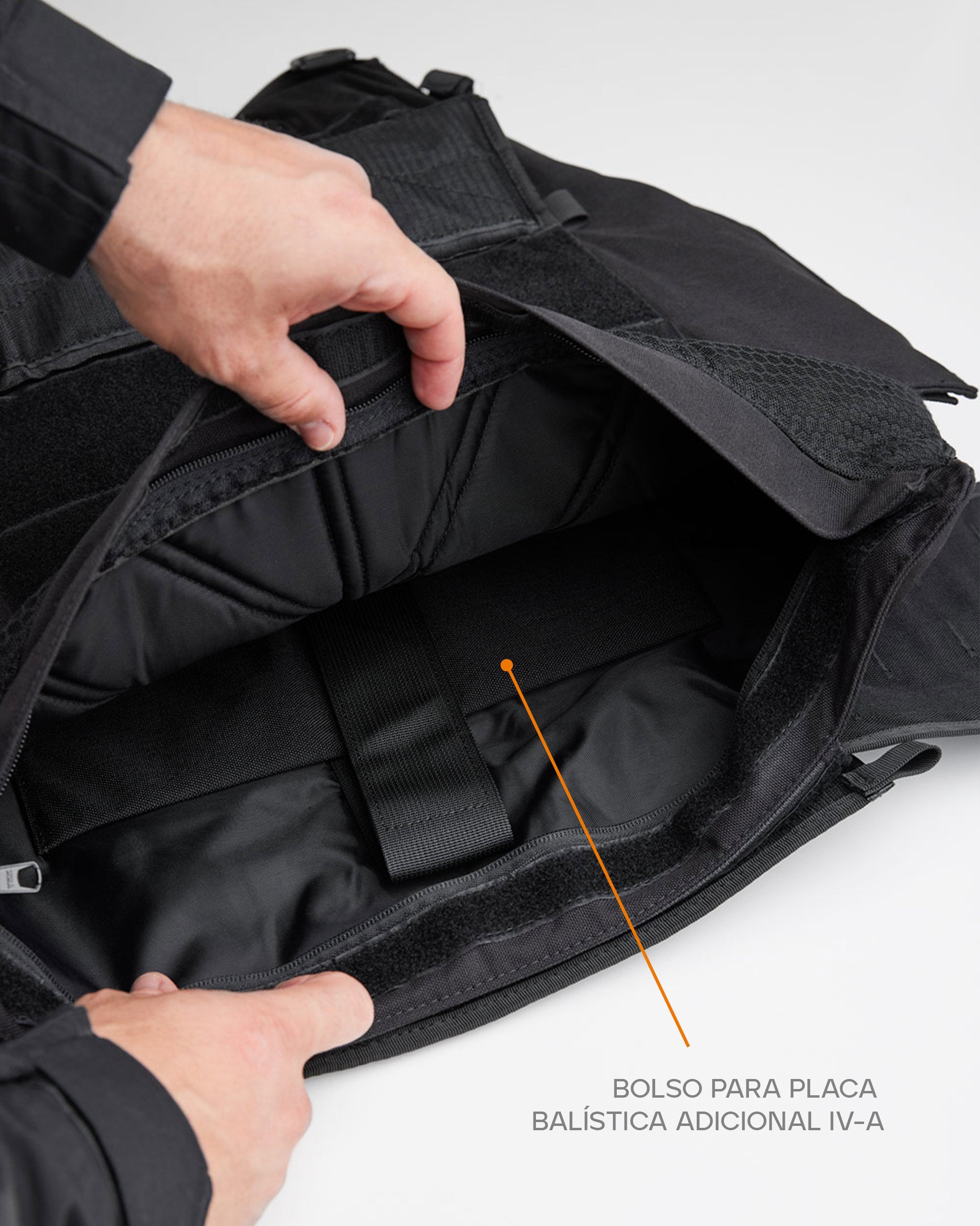 Capa de Colete Vulcano 2.0 - Preto