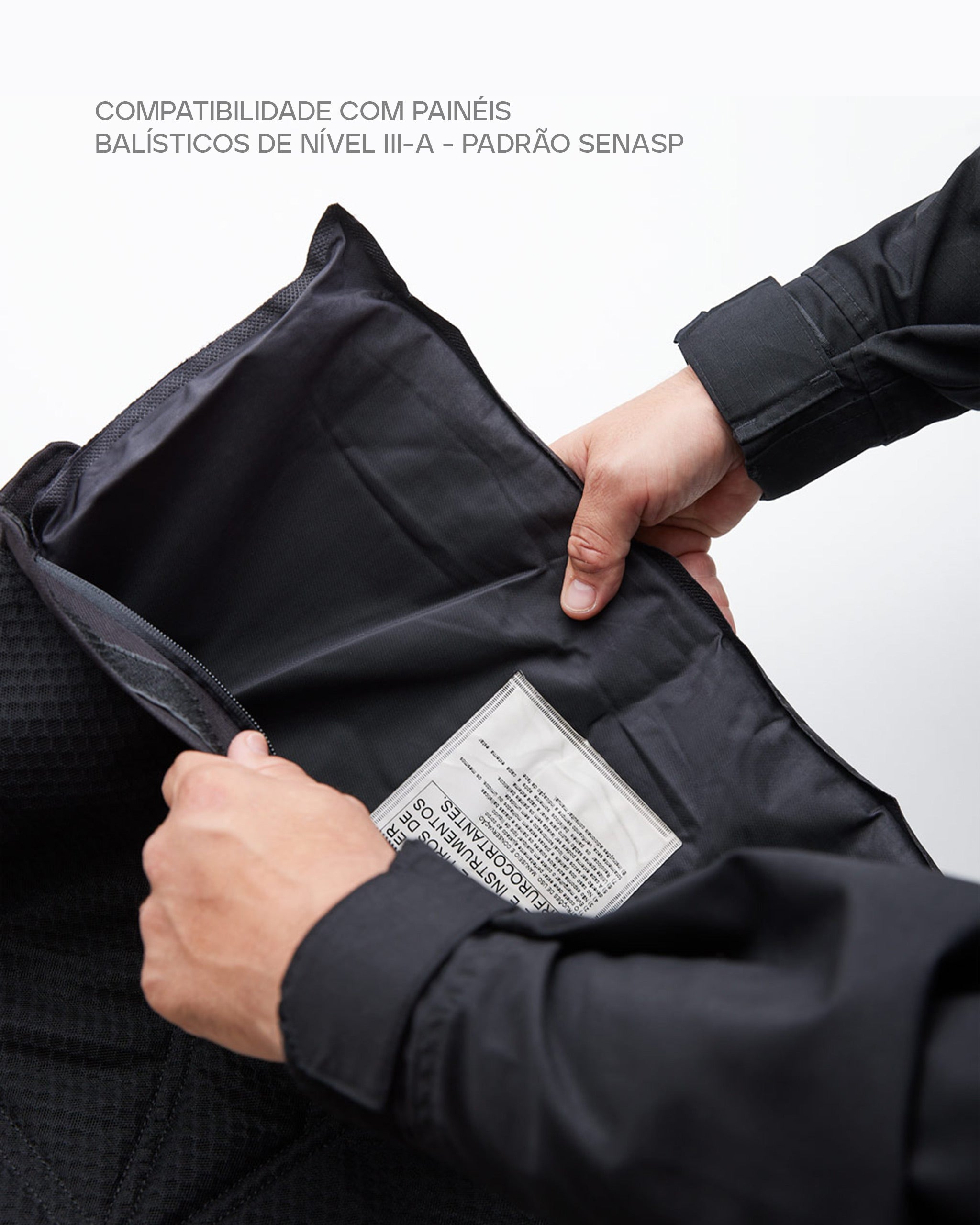 Capa de Colete Vulcano 2.0 - Preto