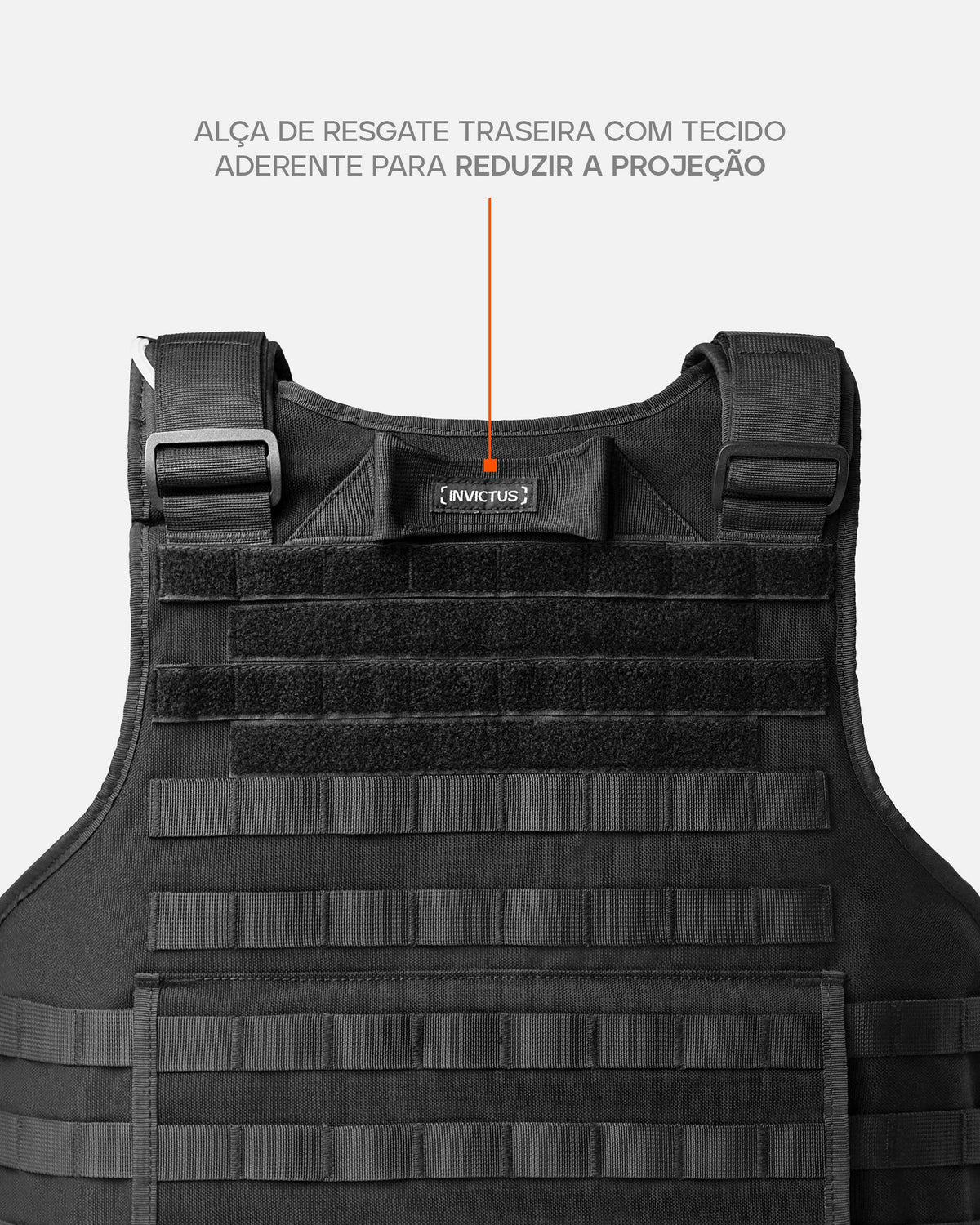 Capa de Colete Vulcano 3.0 - Preta