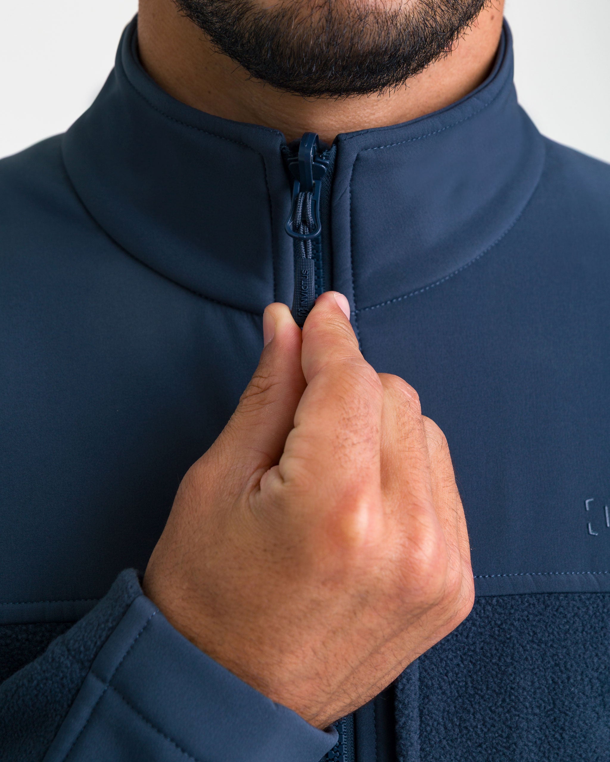 Jaqueta Fleece Snow 2.0 - Azul Marinho - INVICTUS