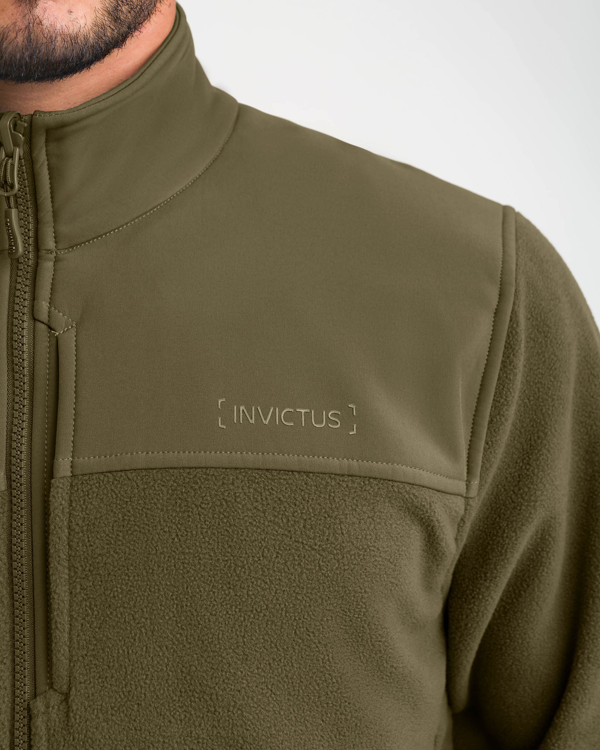 Jaqueta Fleece Snow 2.0 - Verde Oliva - INVICTUS