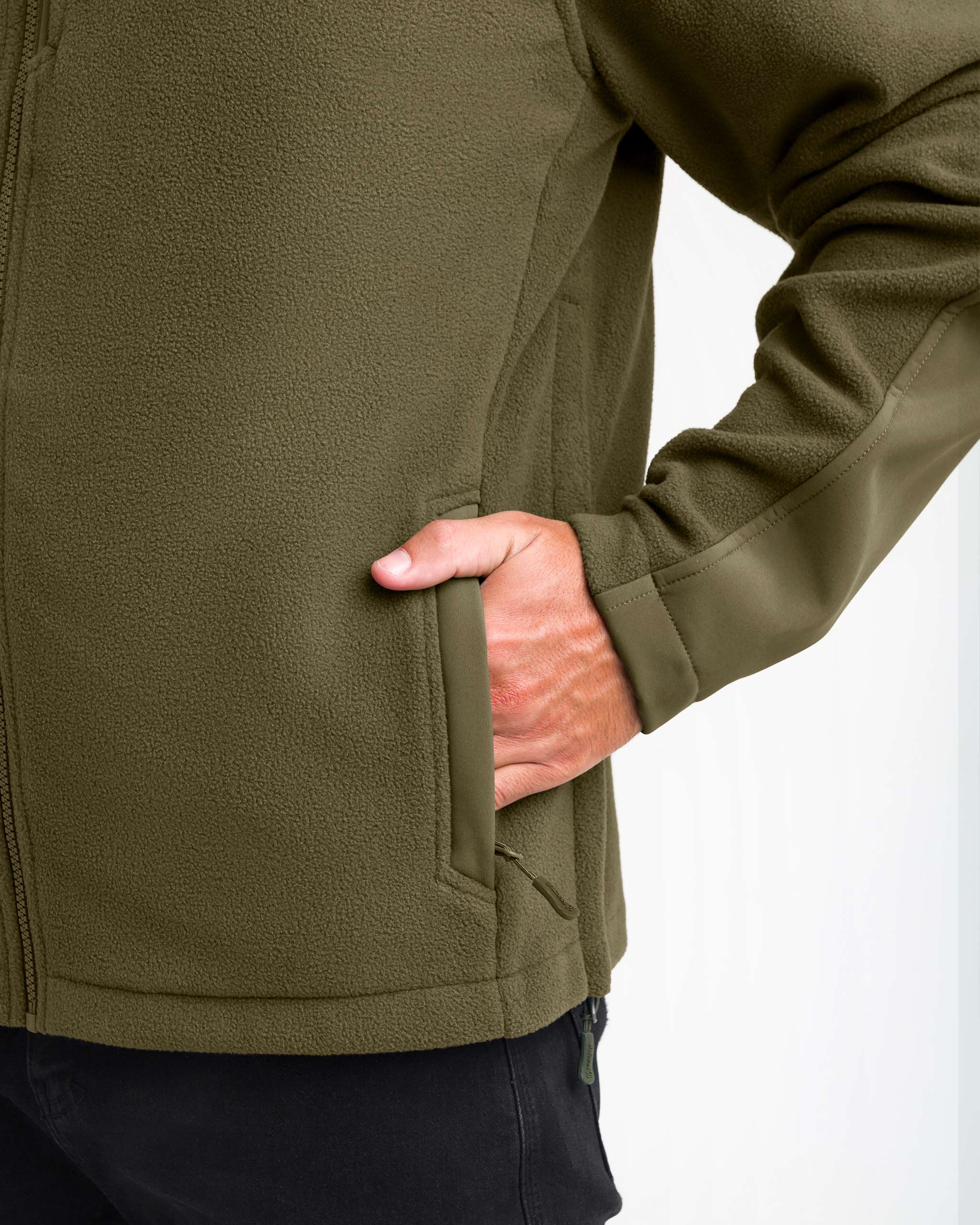 Jaqueta Fleece Snow 2.0 - Verde Oliva - INVICTUS