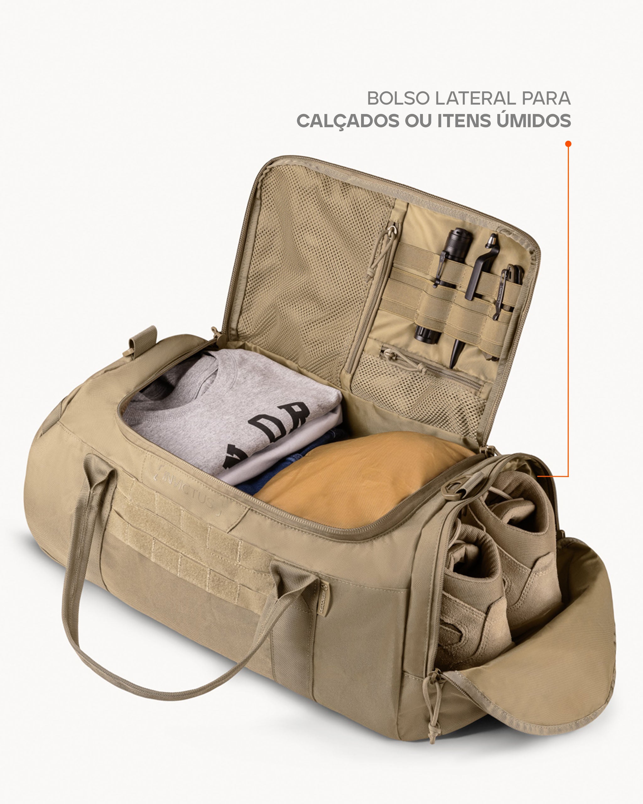 Mala Duffel Bag Discovery 2.0 34L - Coyote